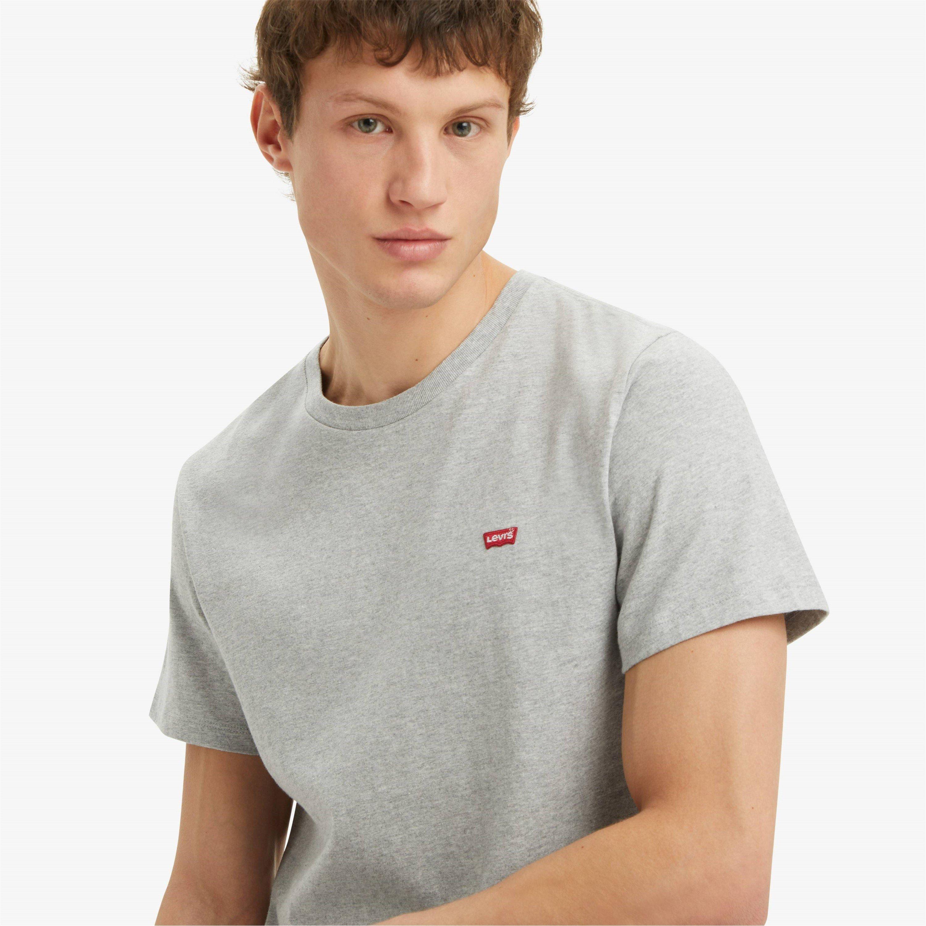 Levis Men's Short-Sleeve Original Regular Fit T-Shirt - Caviar - S