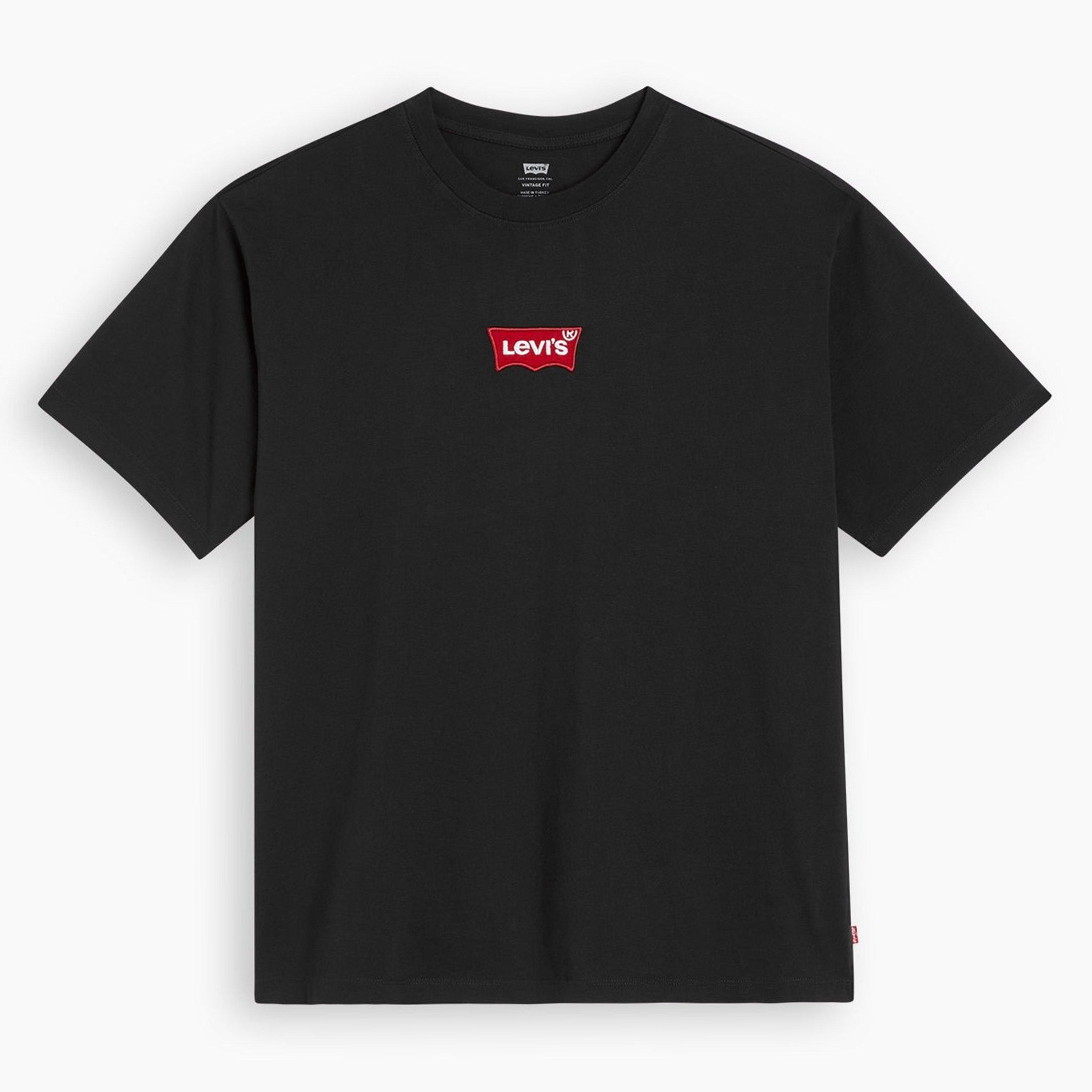 Levis Men's Black Batwing Badge T-Shirt in Size 2XL, Sports Direct - Image 2