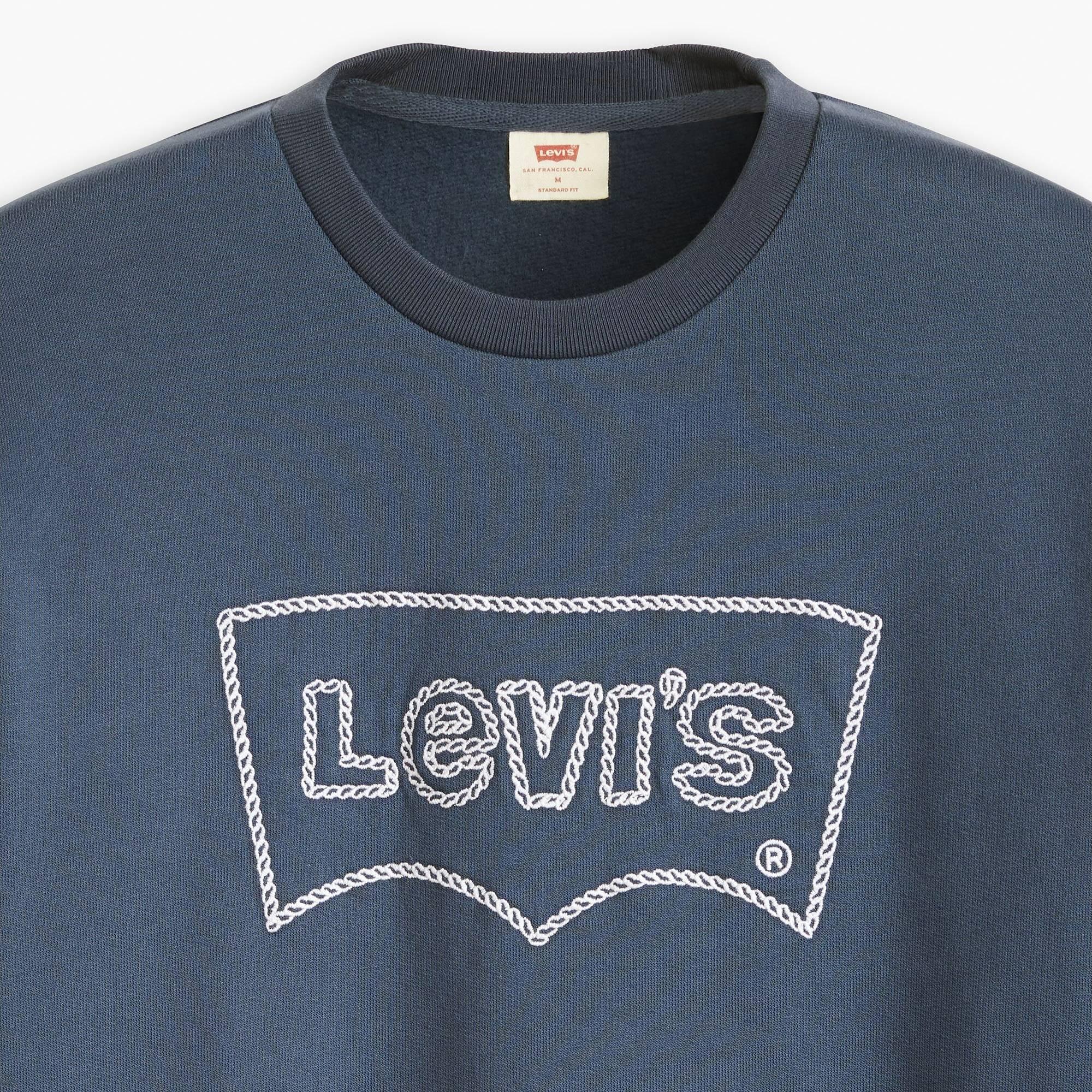 Sargasso Sea - Levis - Men's Standard Graphic Crew Sweatshirt - 4