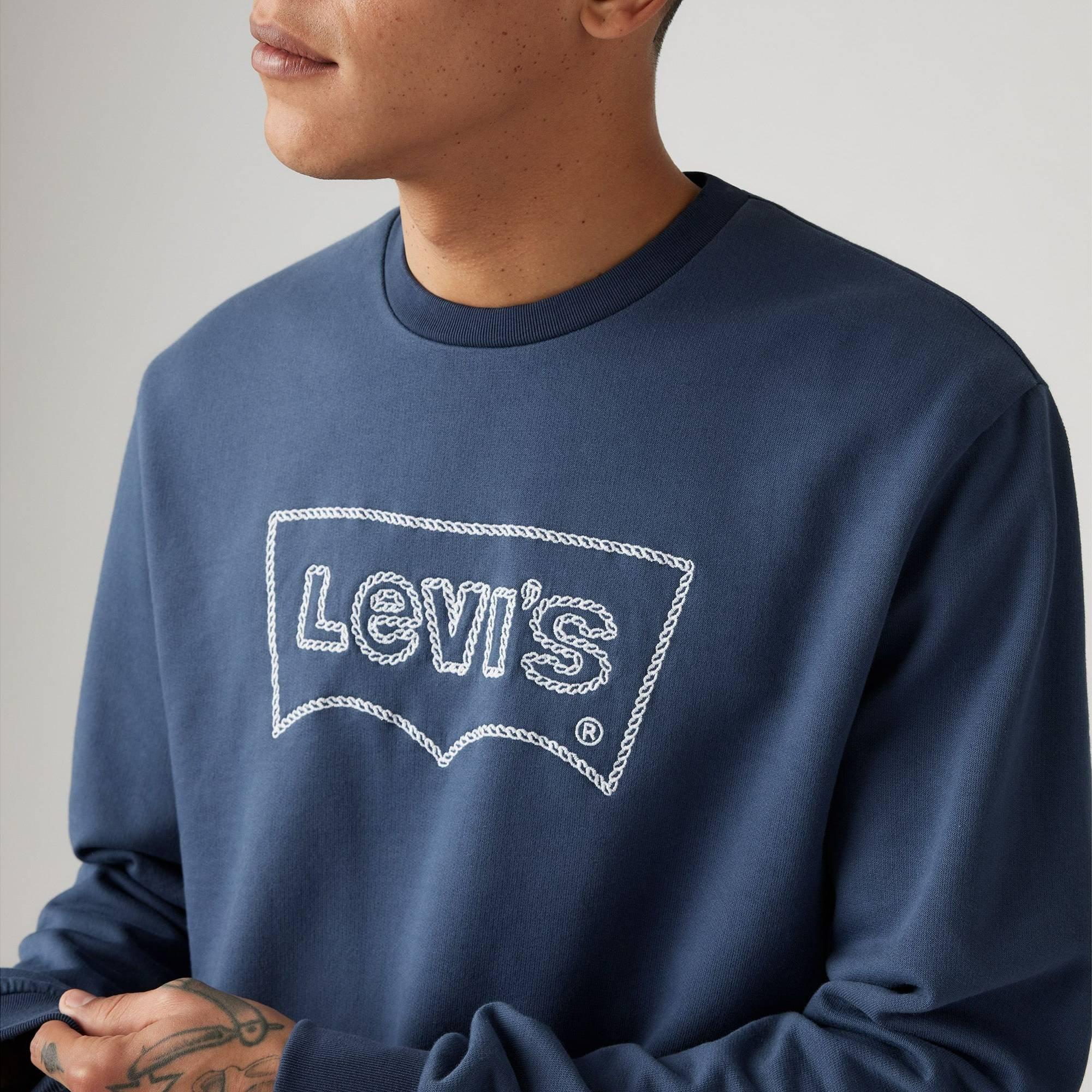 Sargasso Sea - Levis - Men's Standard Graphic Crew Sweatshirt - 5