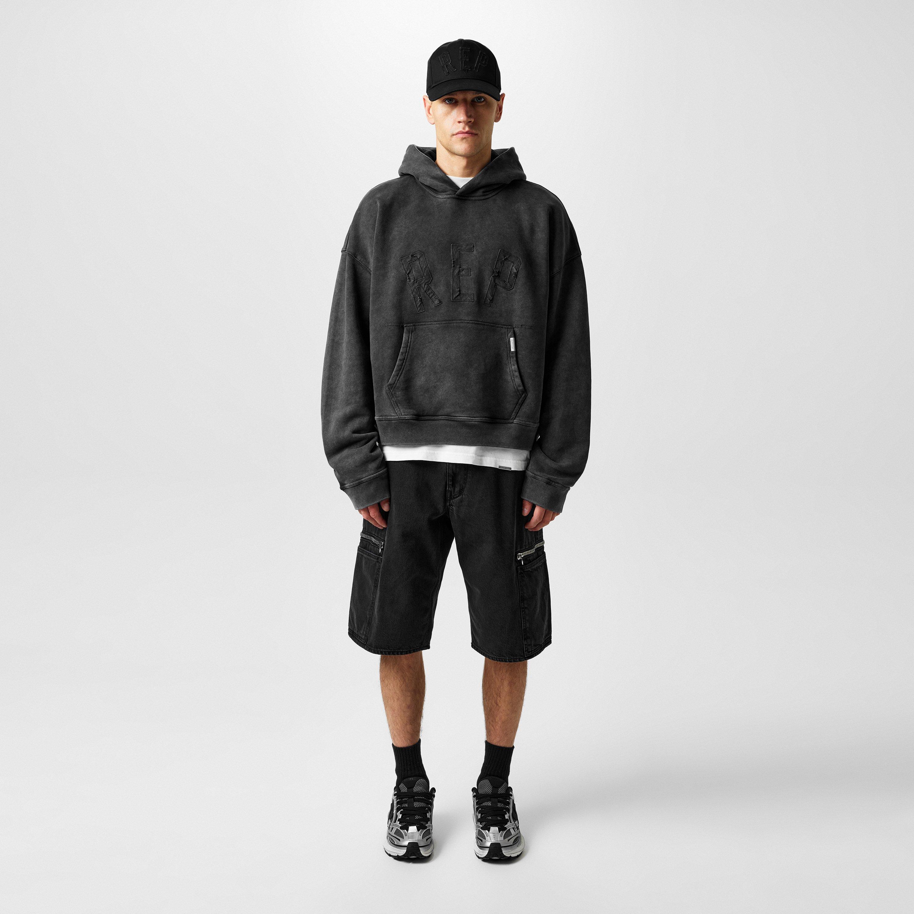 Vintage Black - Represent - Rep Logo Hoodie - 4