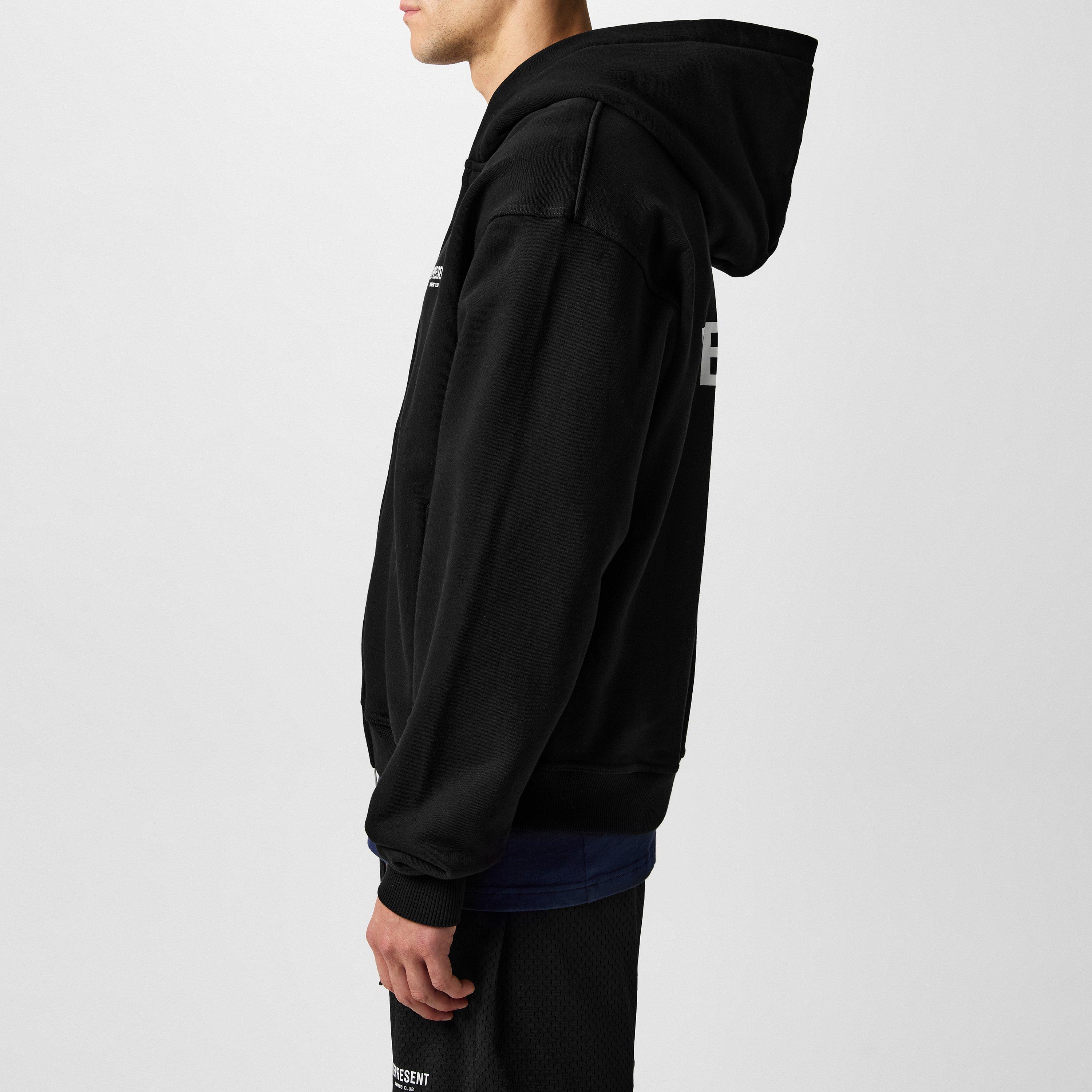 Black - Represent - Men's Rep Owners Club Zipped Hoodie, Bold Logo - 6
