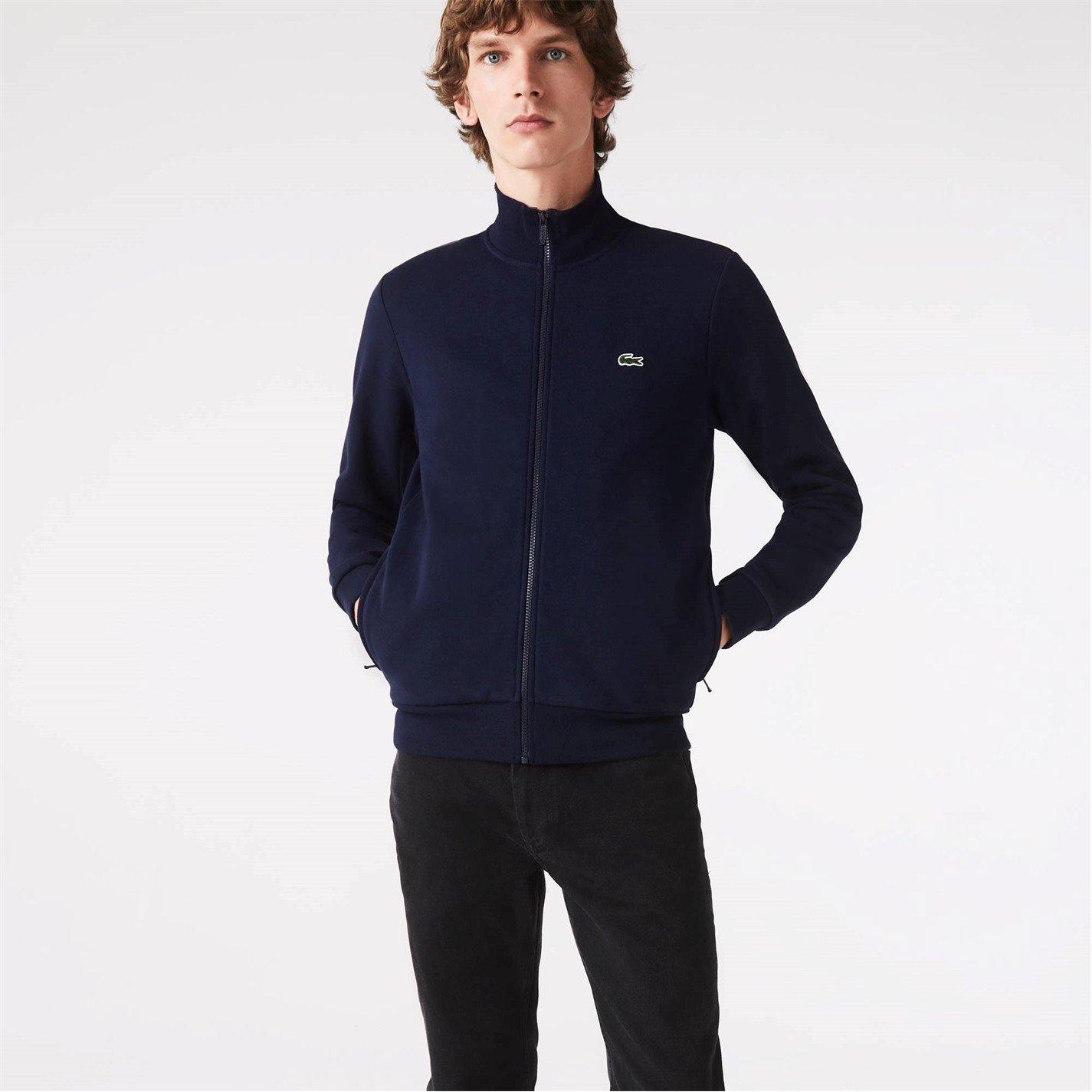 Navy 166 - Lacoste - Basic Full Zip Fleece Top - 6