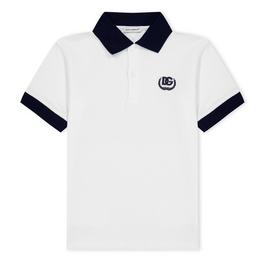 Dolce and Gabbana Cotton Polo Logo Shirt Juniors