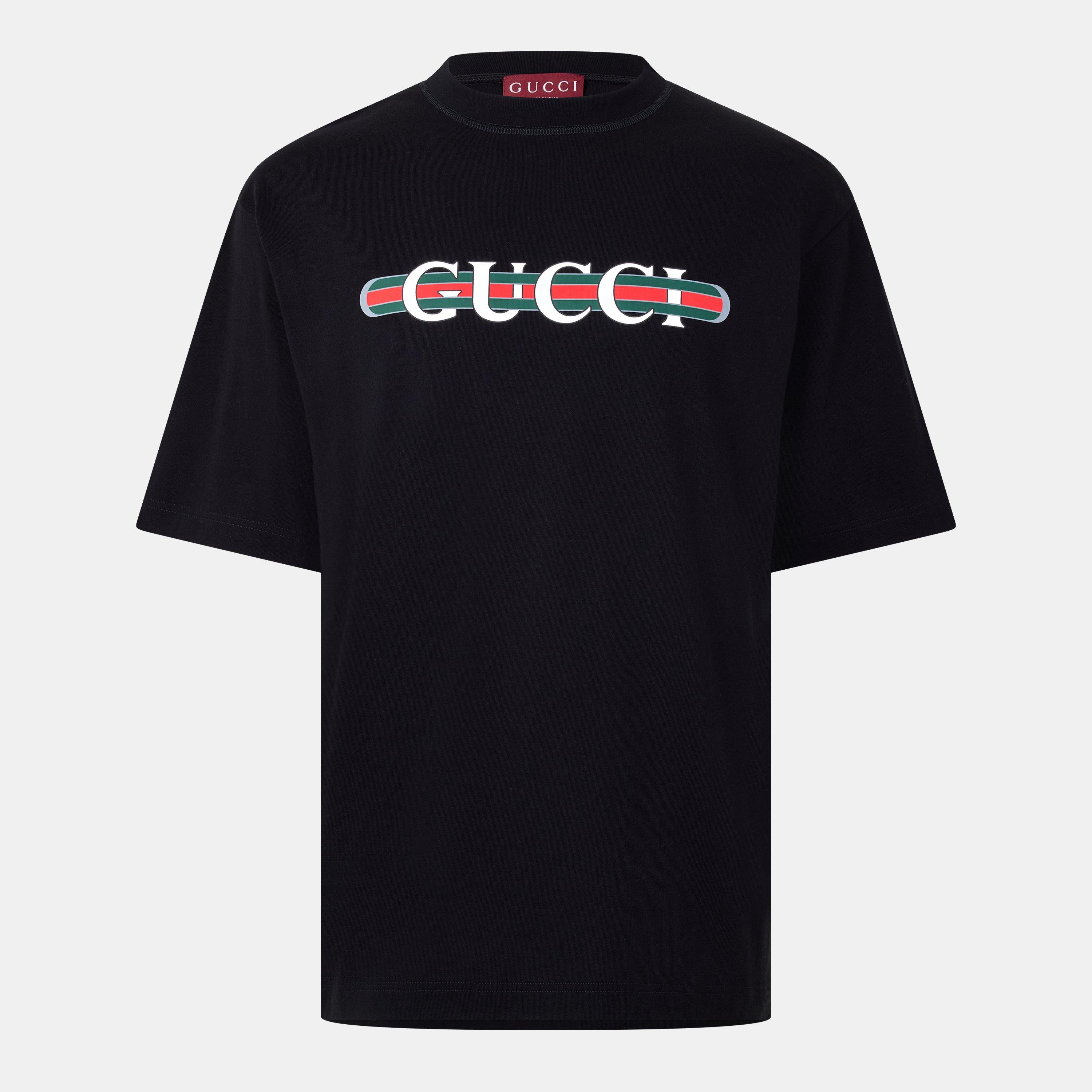 GUCCI グッチ ヴィンテージロゴ タイガープリントT-シャツ GUCCI グッチ ヴィンテージロゴプリント タイガー T-シャツ