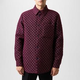 Gucci Boucle Jacquard Shirt With Gg Shadow