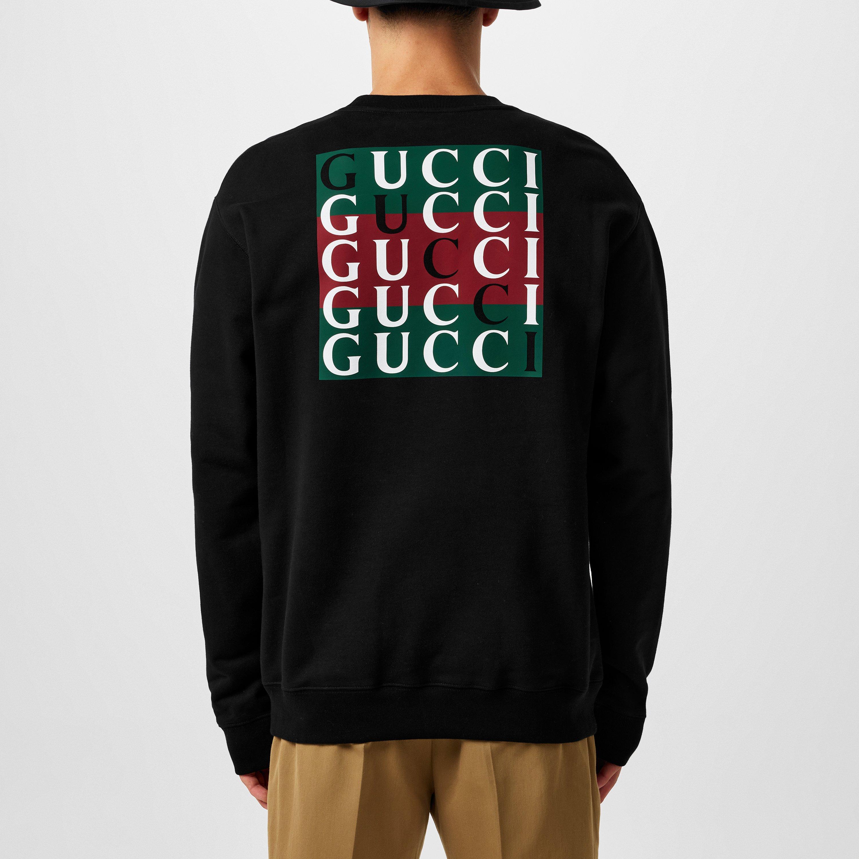 Black/Mc - Gucci - Logo Sweatshirt - 3