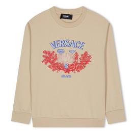 Versace Logo Crew Neck Sweater Juniors