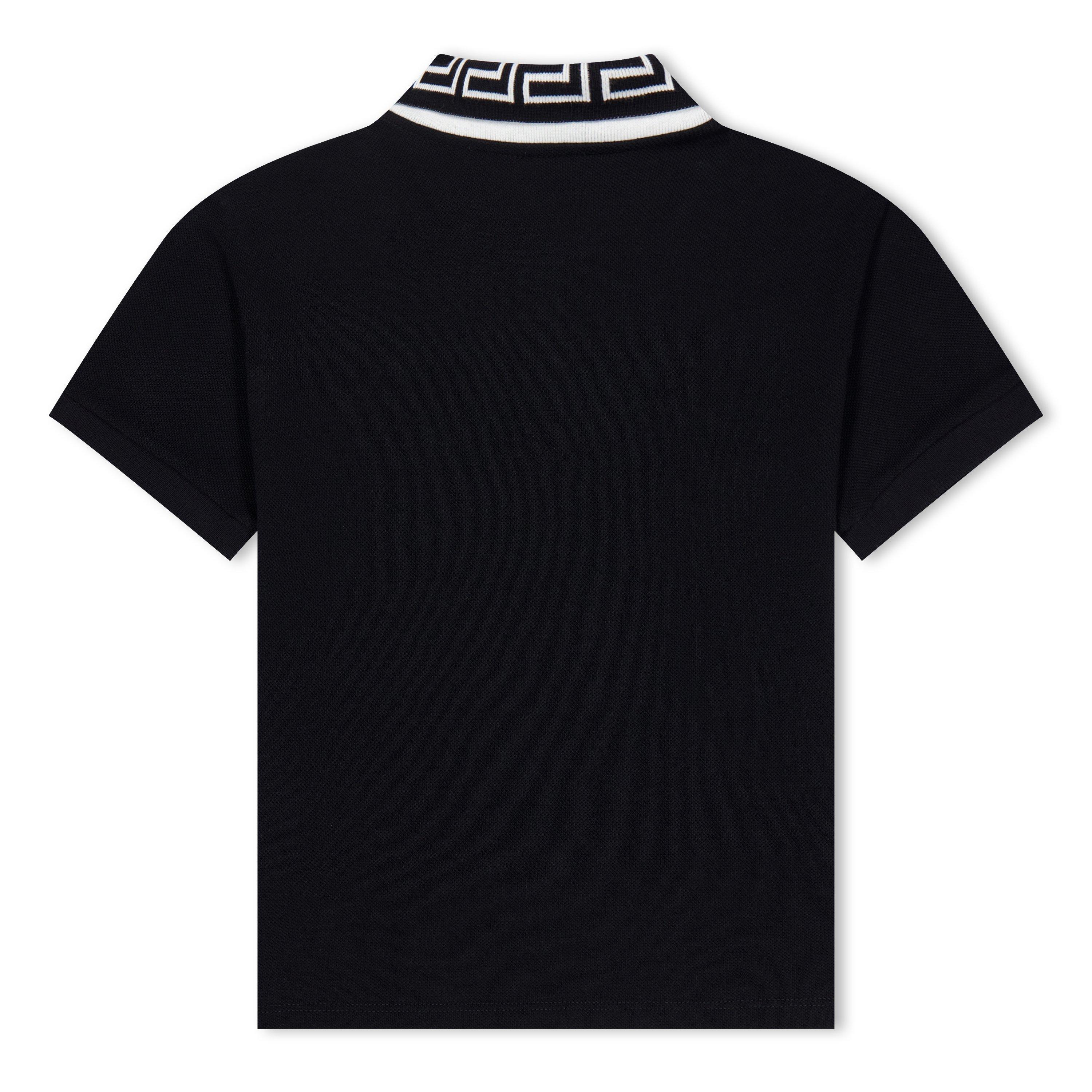 Black 2B020 - Versace - Short Sleeve Polo Shirt Junior Boys - 2
