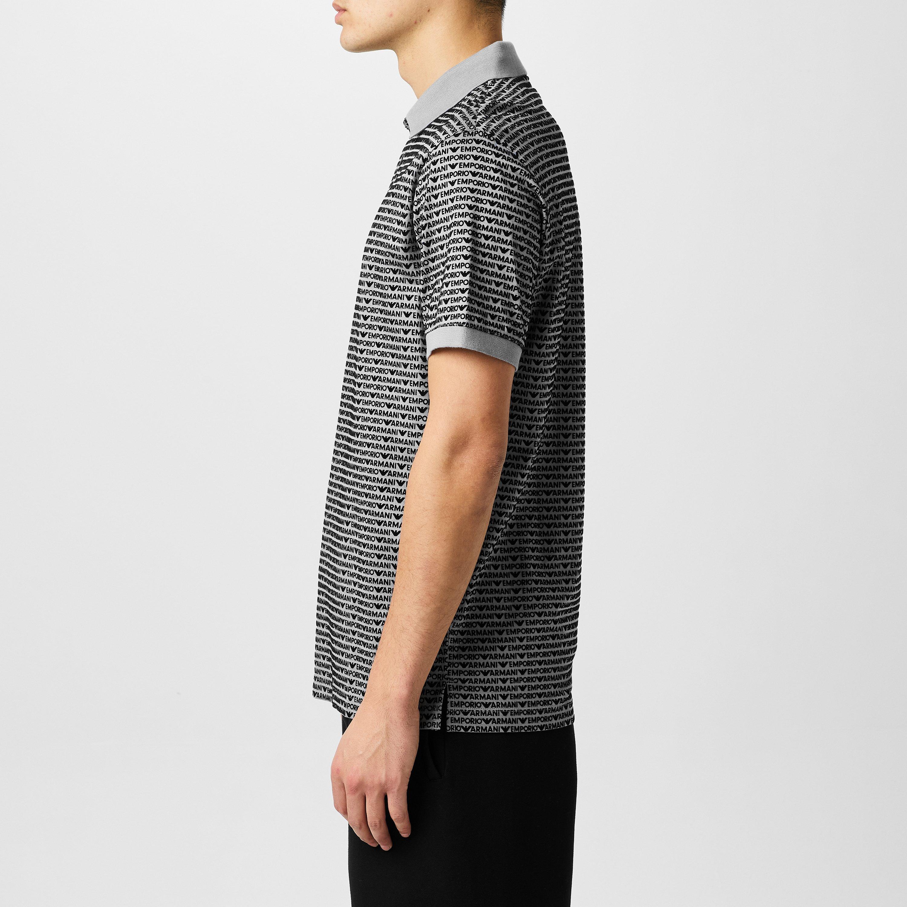 Grey - Emporio Armani - Men's Short-Sleeve Polo Shirt - 2