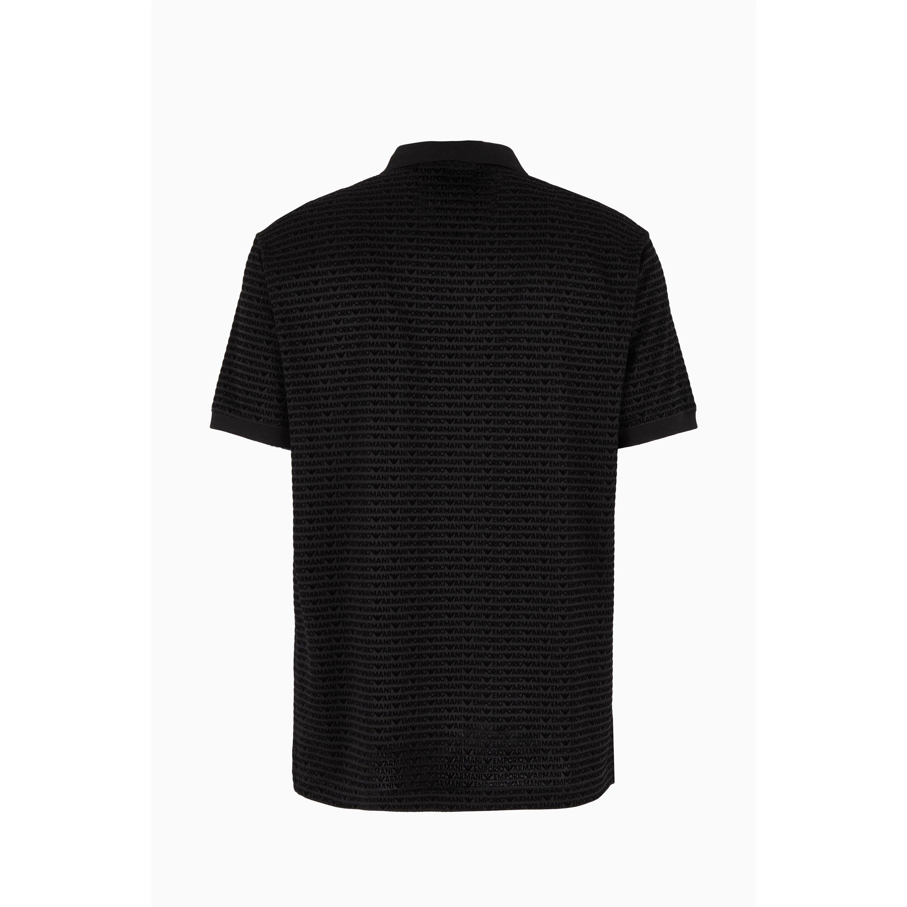 Nero - Emporio Armani - Men's Short Sleeve Tailored Fit Polo Shirt - 2