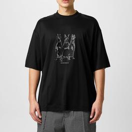 Emporio Armani Embroidered T Shirt