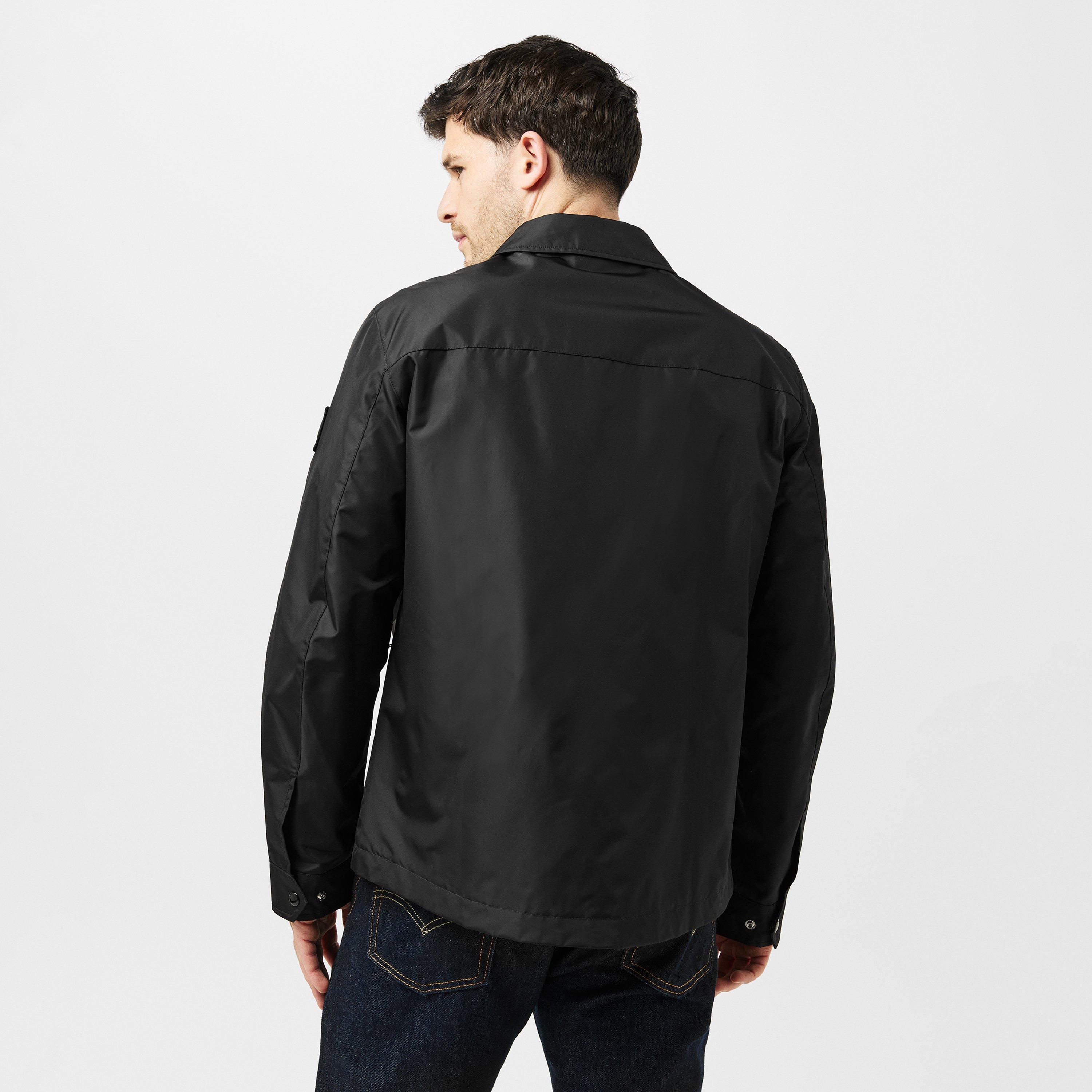 Black - Belstaff - Men's Drill Water Resistant Long Sleeve Overshirt - 4