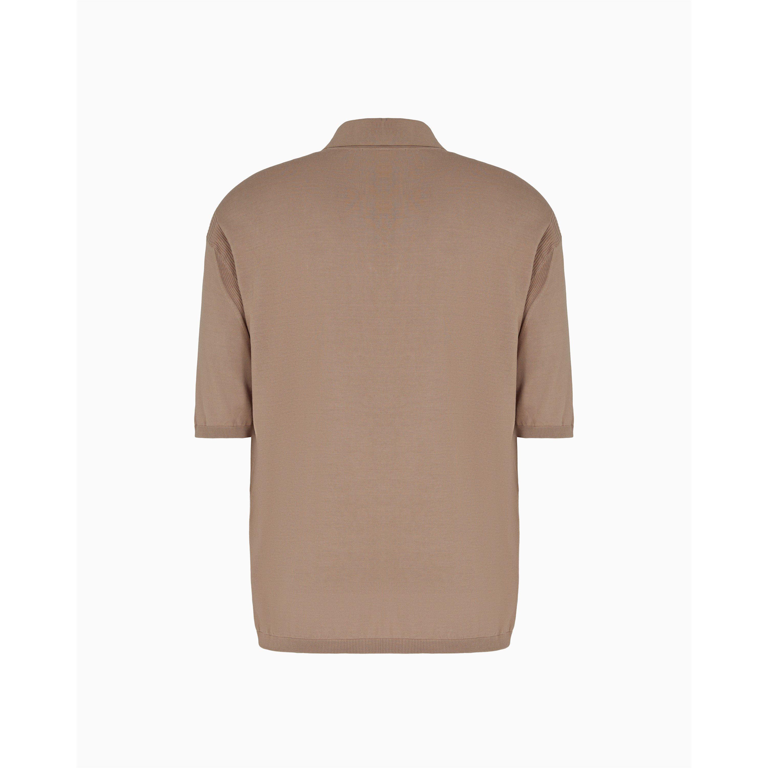 Roasted Cashew - Emporio Armani - Men's Short-Sleeve Polo Shirt - 3