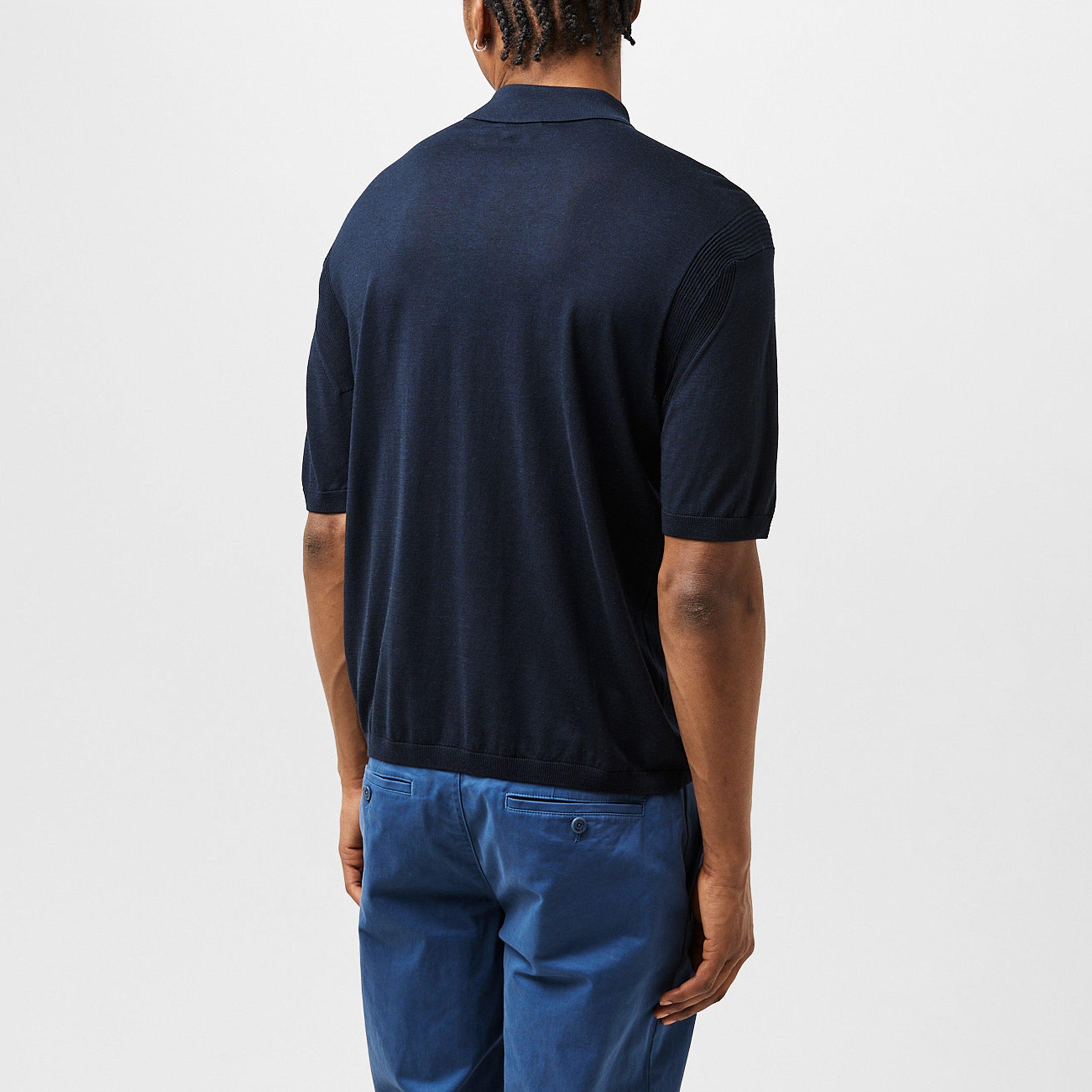 Navy 0920 - Emporio Armani - Men's Short Sleeve Polo Shirt - 4