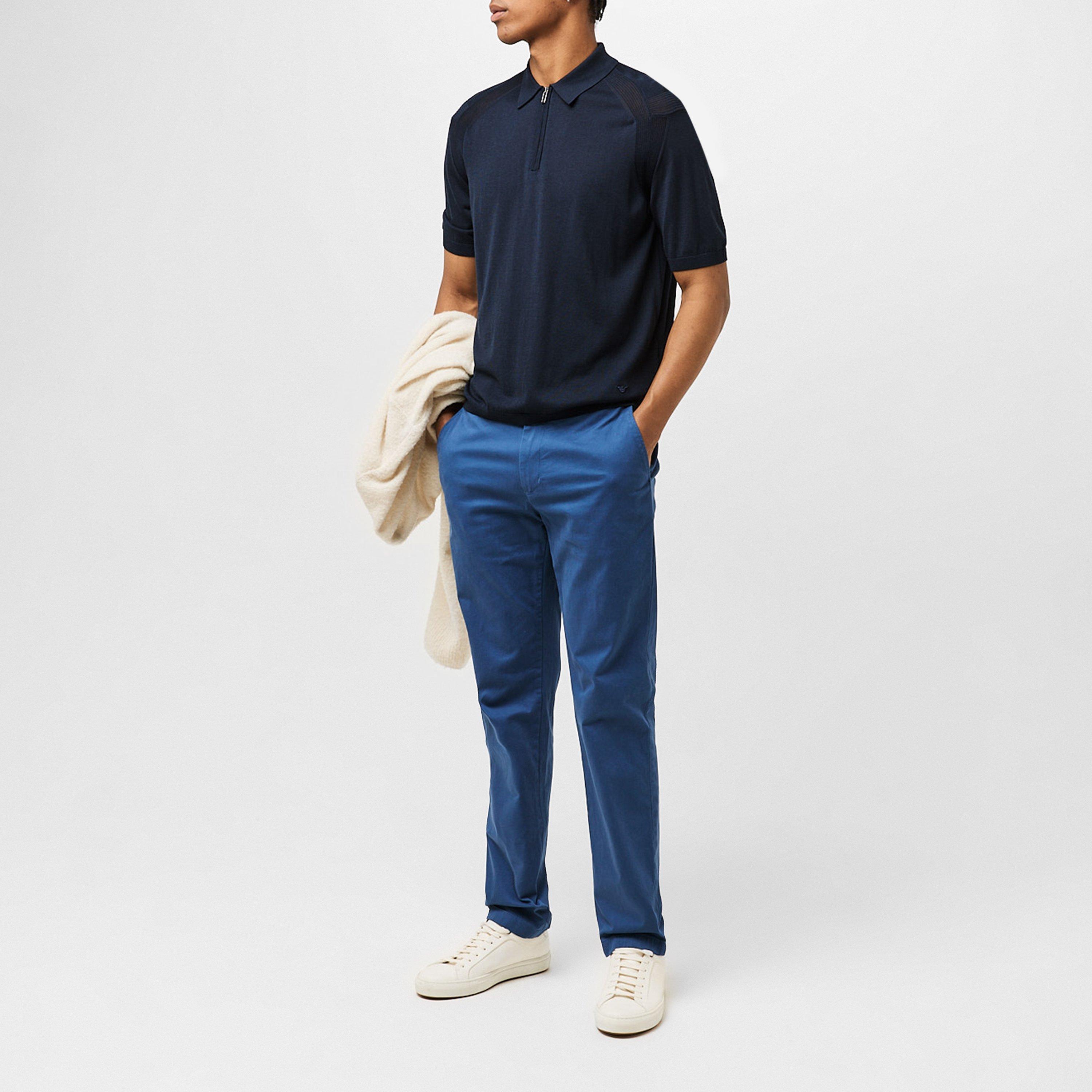 Navy 0920 - Emporio Armani - Men's Short Sleeve Polo Shirt - 6