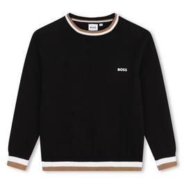 Boss Stripe Sweatshirt Juniors