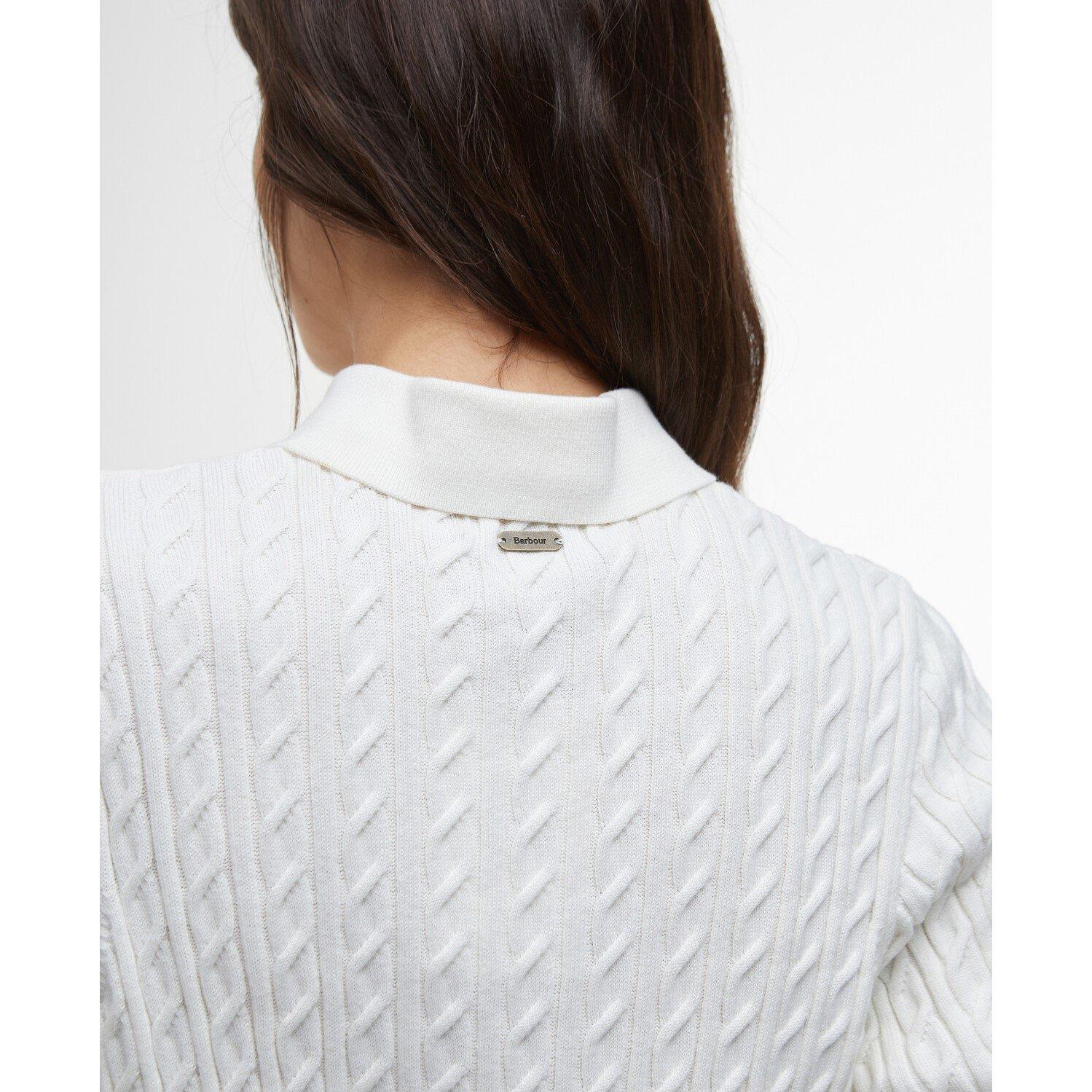 Cloud - Barbour - Hartland  Short Sleeve Polo Neck Jumper - 7