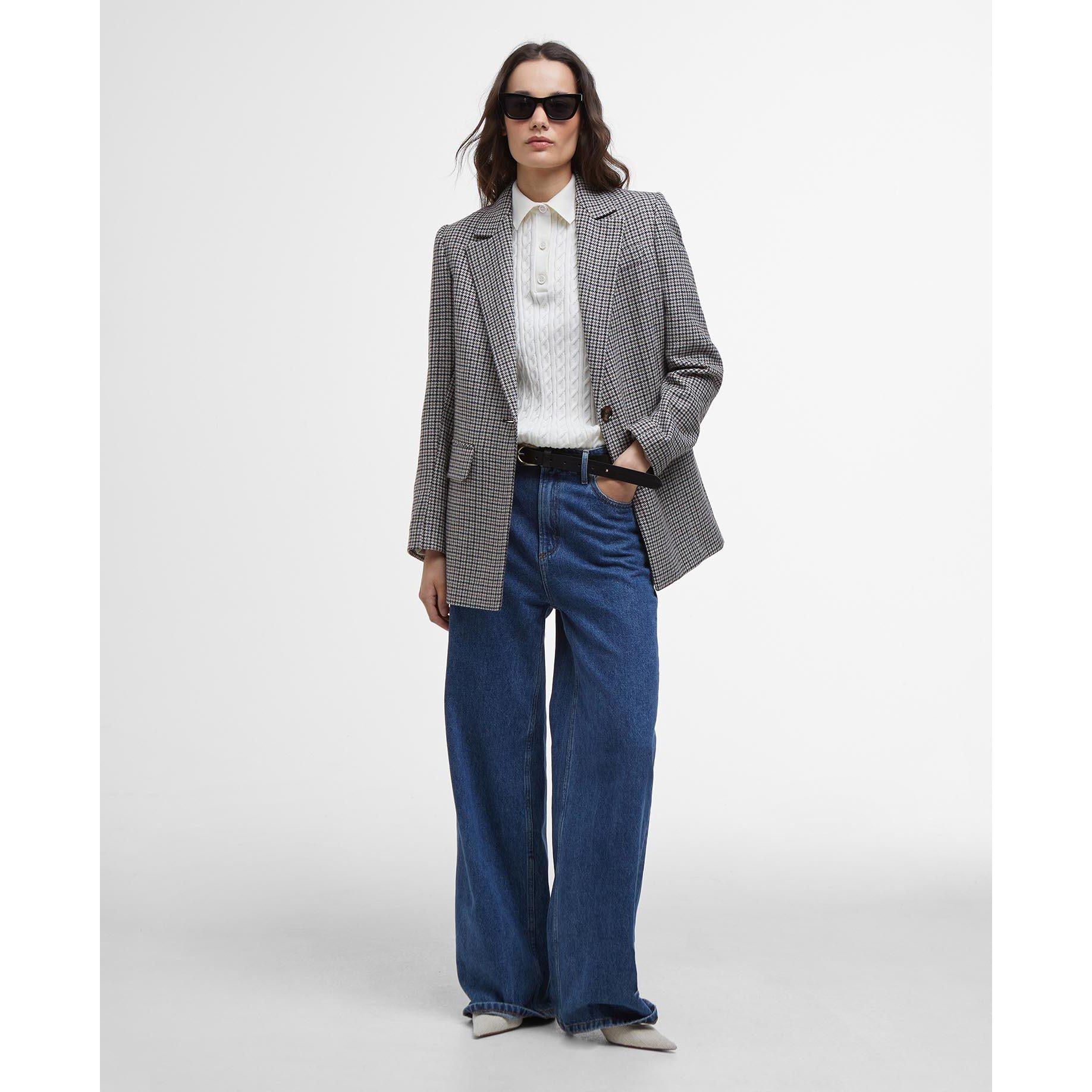 Cloud - Barbour - Hartland  Short Sleeve Polo Neck Jumper - 2