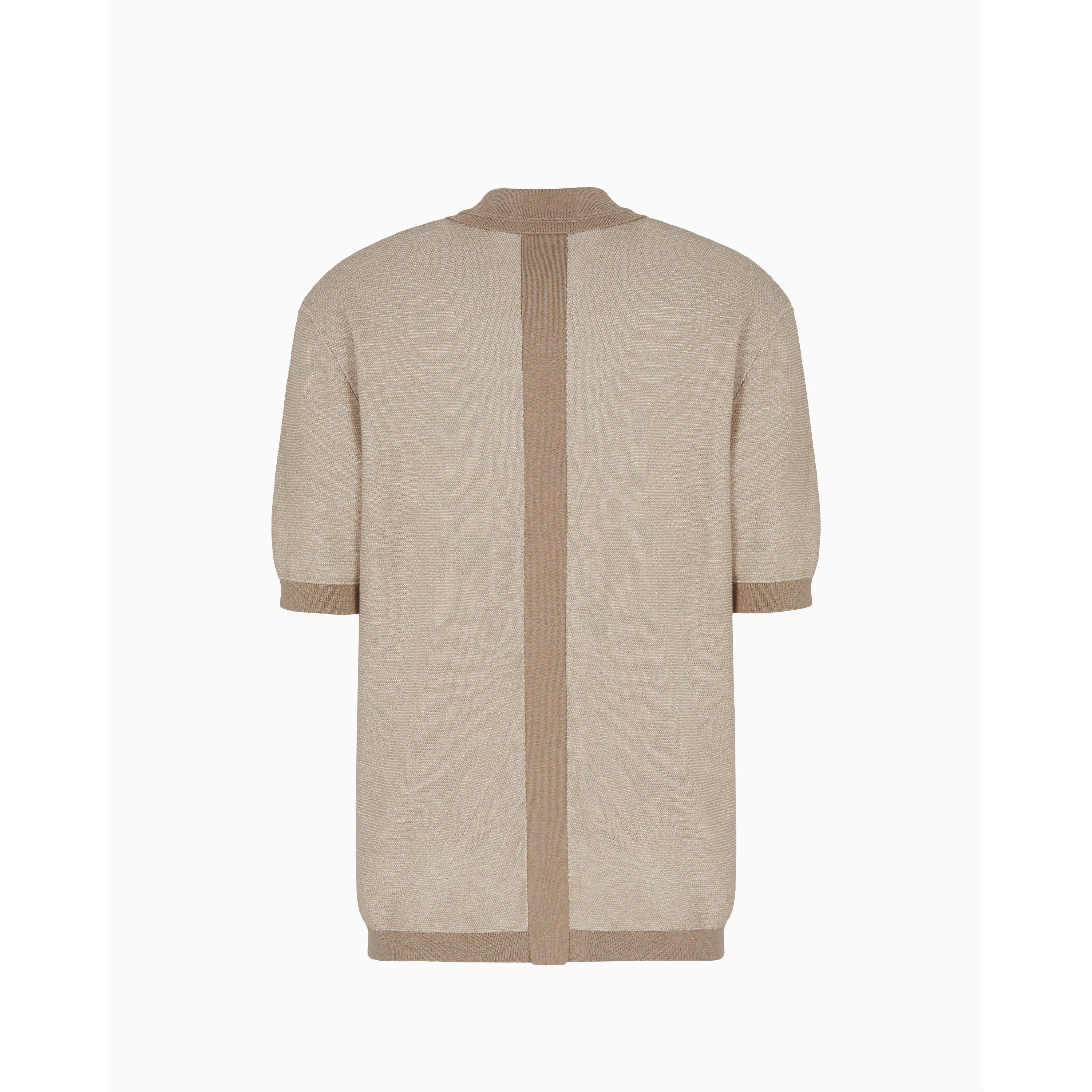 Rosted Cashew - Emporio Armani - Men's Short-Sleeve Polo Shirt - 2