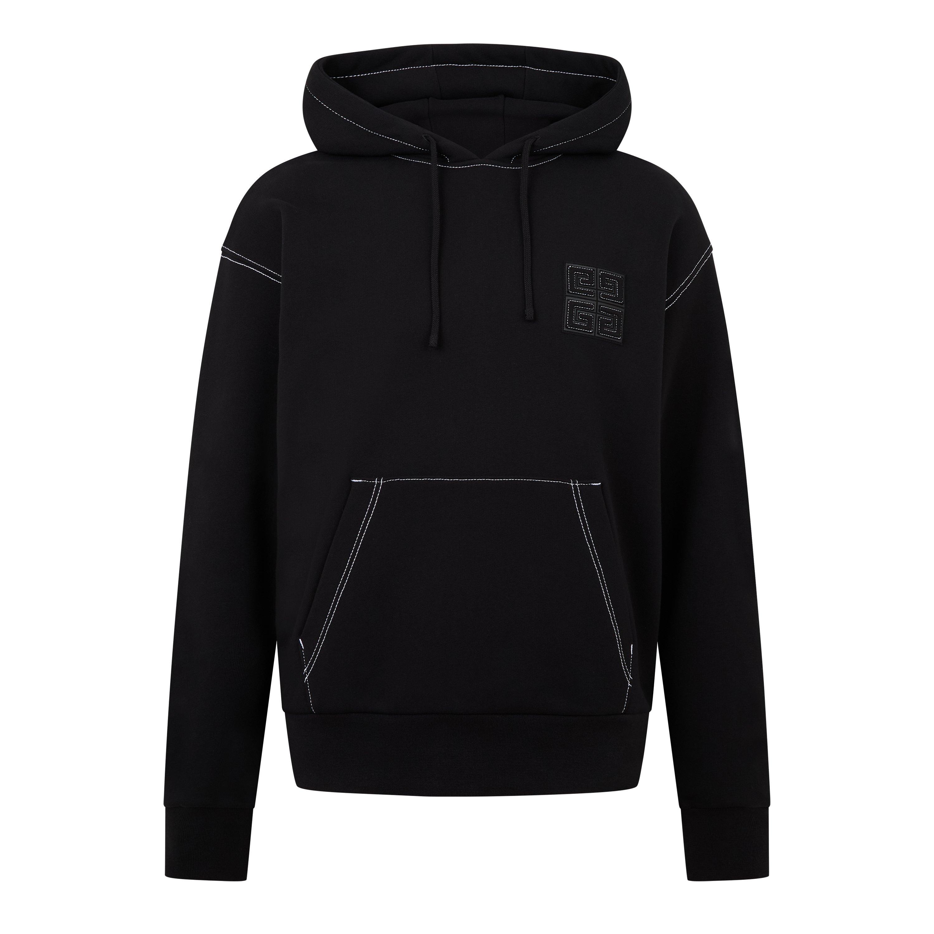 Black - GIVENCHY - 4g Hoodie - 5