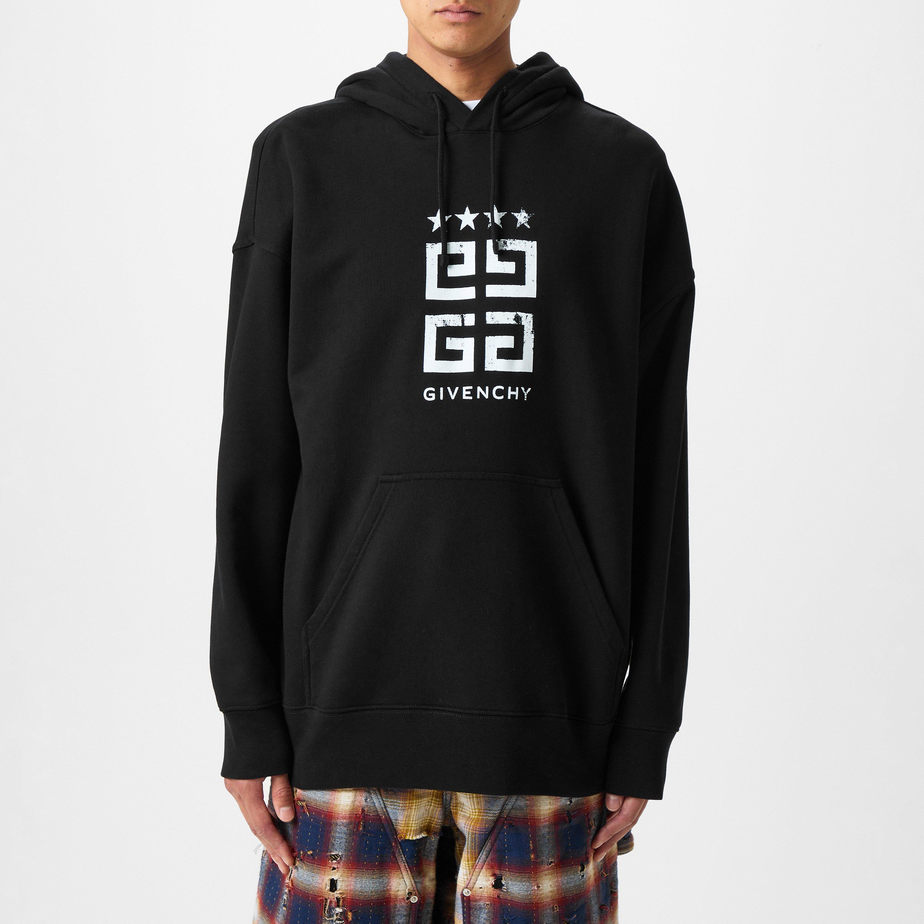 GIVENCHY 4g Motif Hoodie - Black - Small