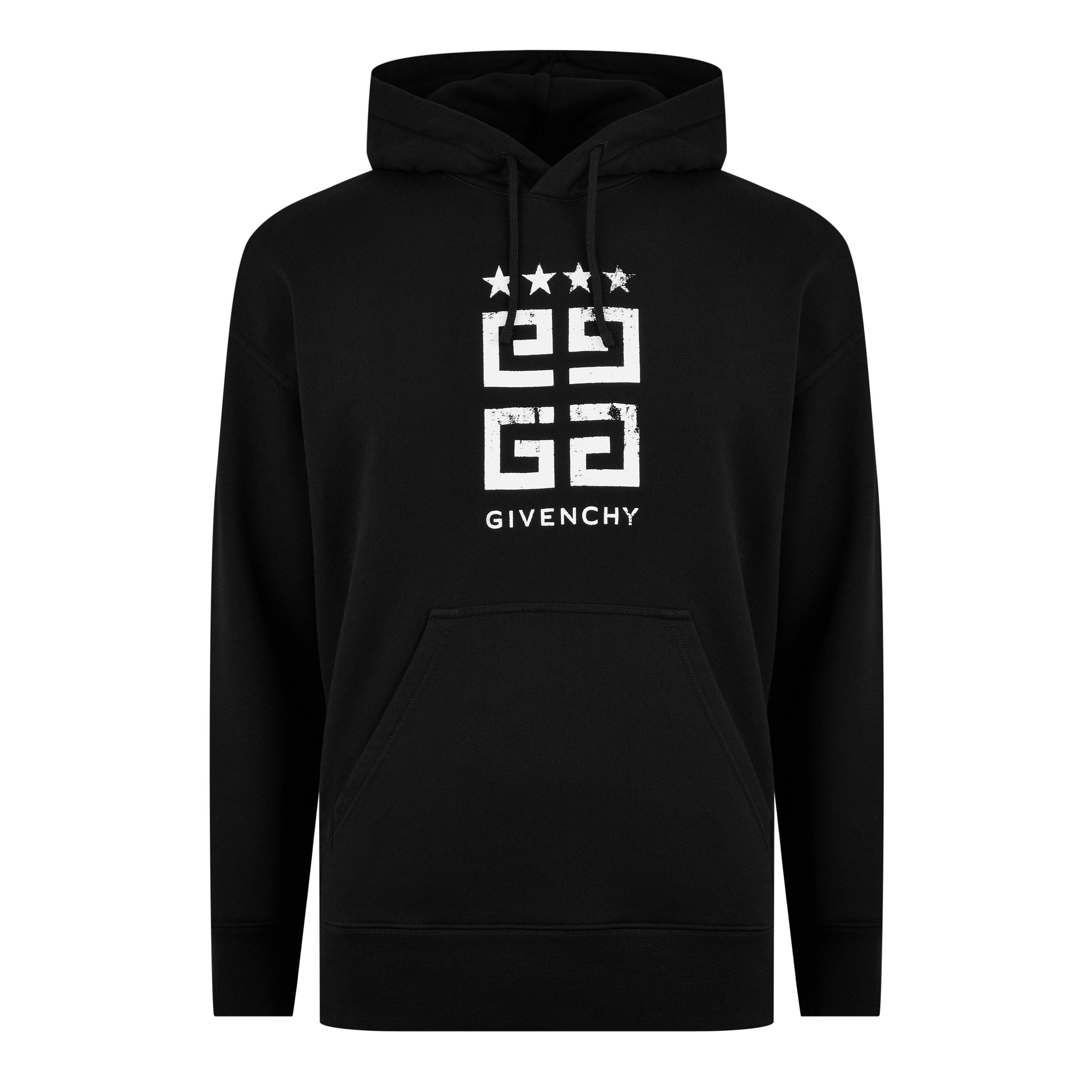 Black - GIVENCHY - 4g Motif Hoodie - 5