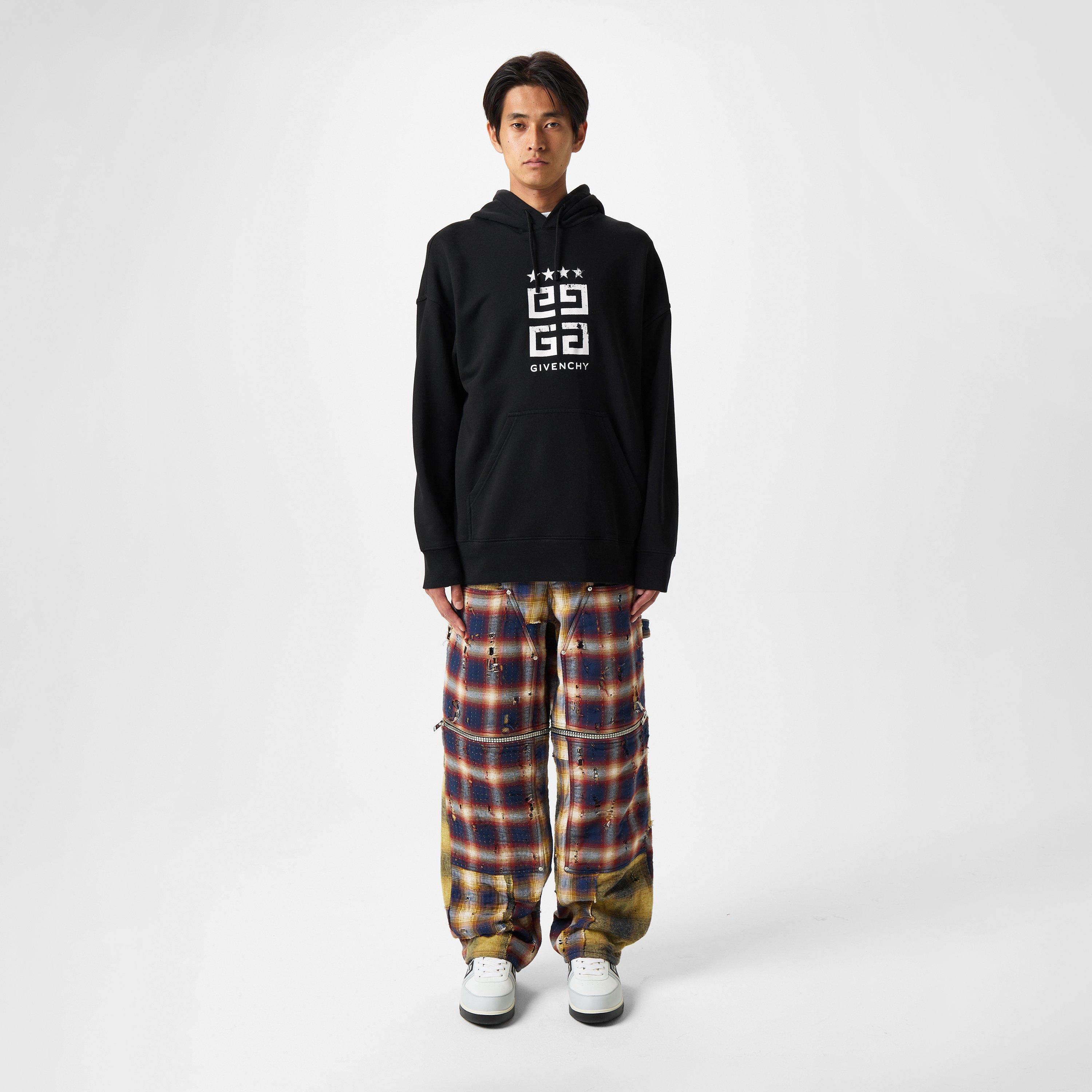 Black - GIVENCHY - 4g Motif Hoodie - 4