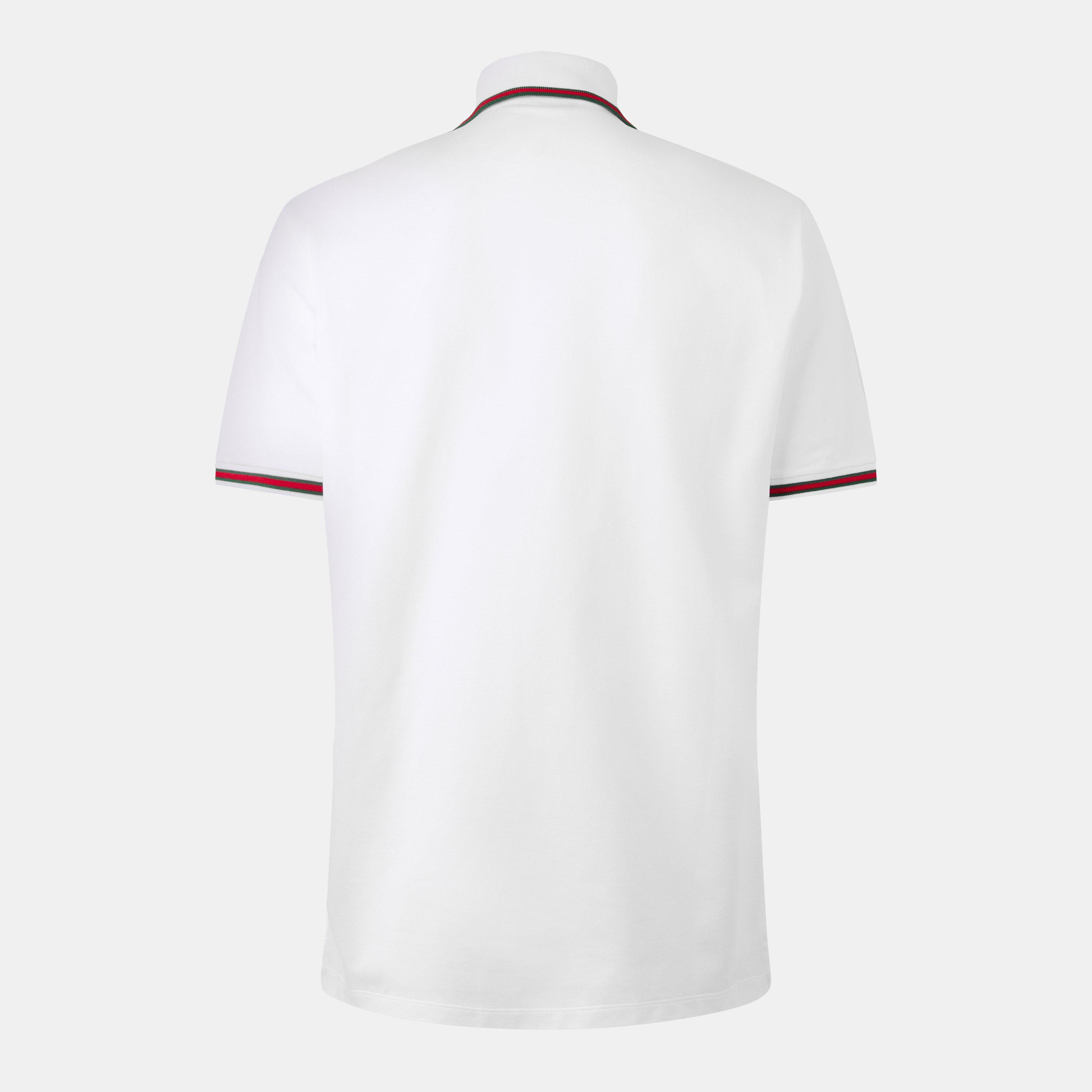 Milk/Mix - Gucci - Web Tip Polo Shirt - 2