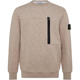 Stone Island Zipped Pocket Sweatshirt