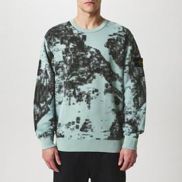 Stone Island Camouflage Crewneck Sweatshirt