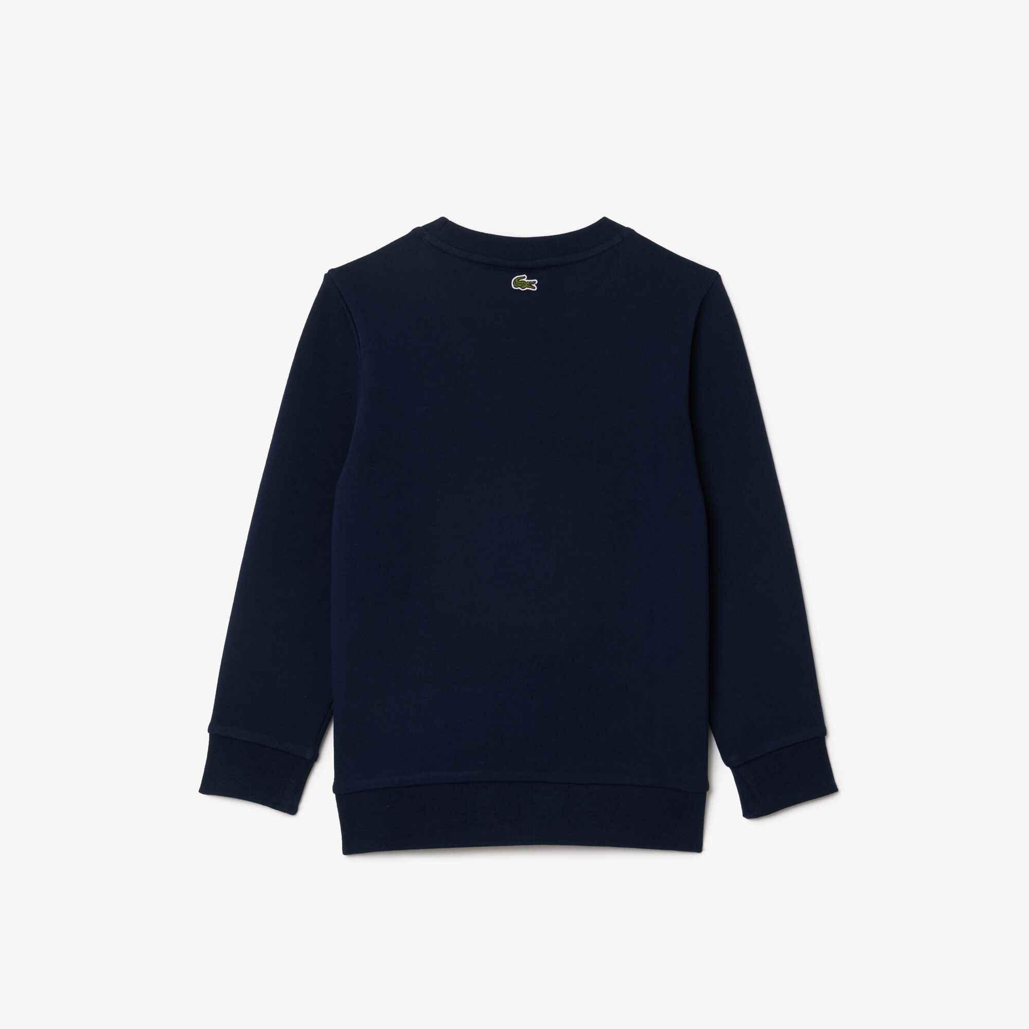 Navy 166 - Lacoste - Kids' Logo Crewneck Sweatshirt - 6