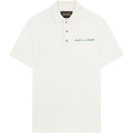 Lyle and Scott Scrpt Polo Shrt Sn99