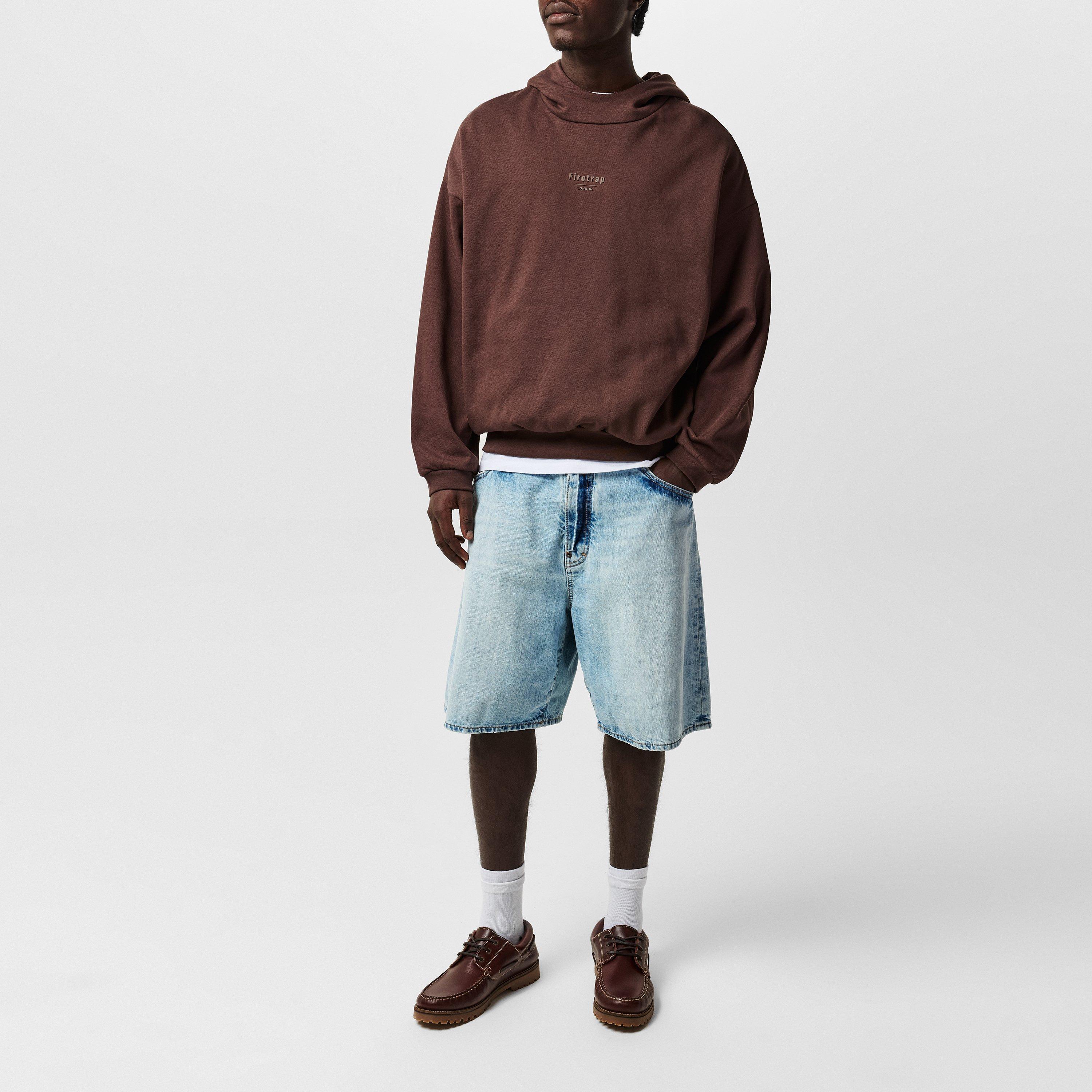 Marron - Firetrap - Men's Tonal Hoodie - 6