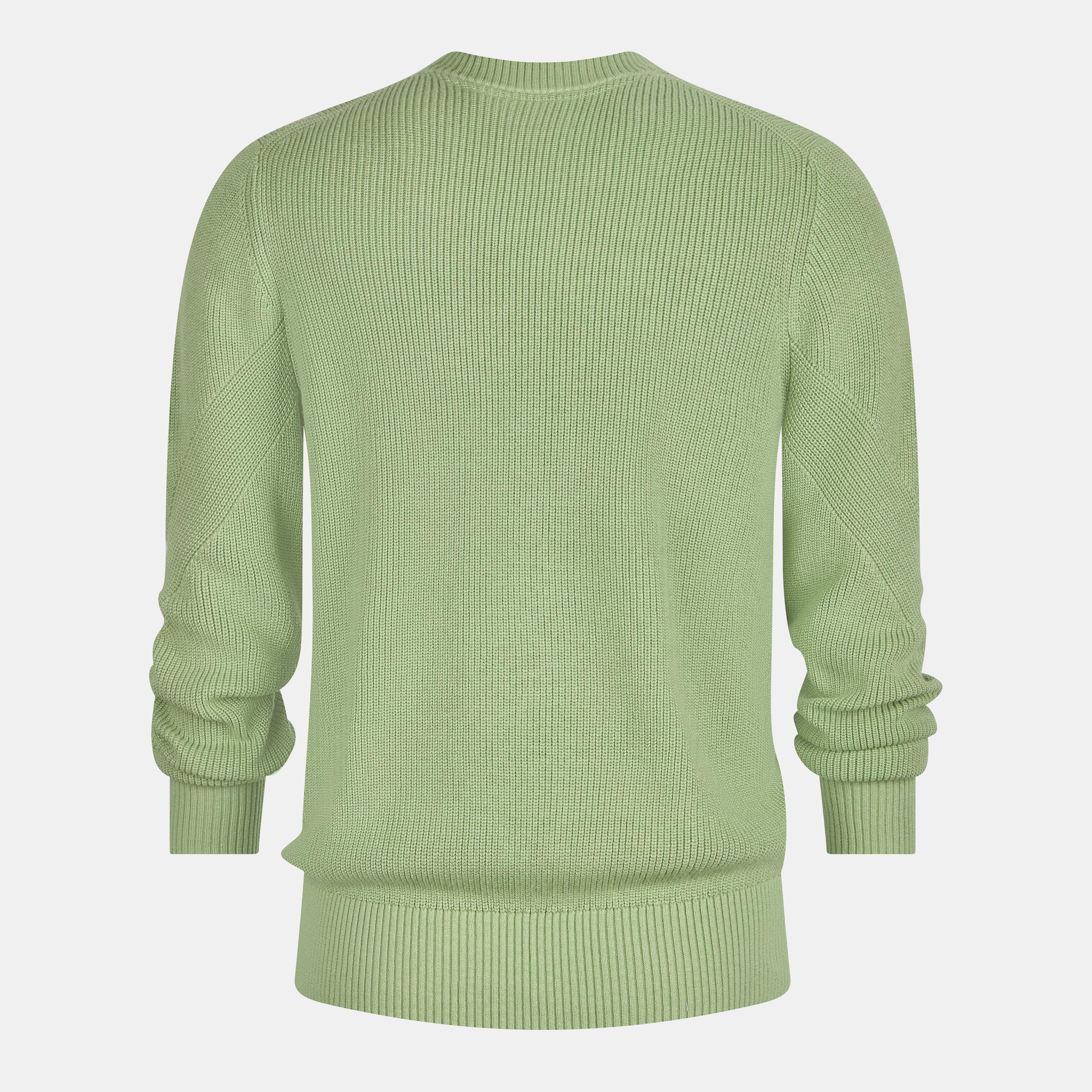 Glencoe Green - Lyle and Scott - Chevron Jumper - 2