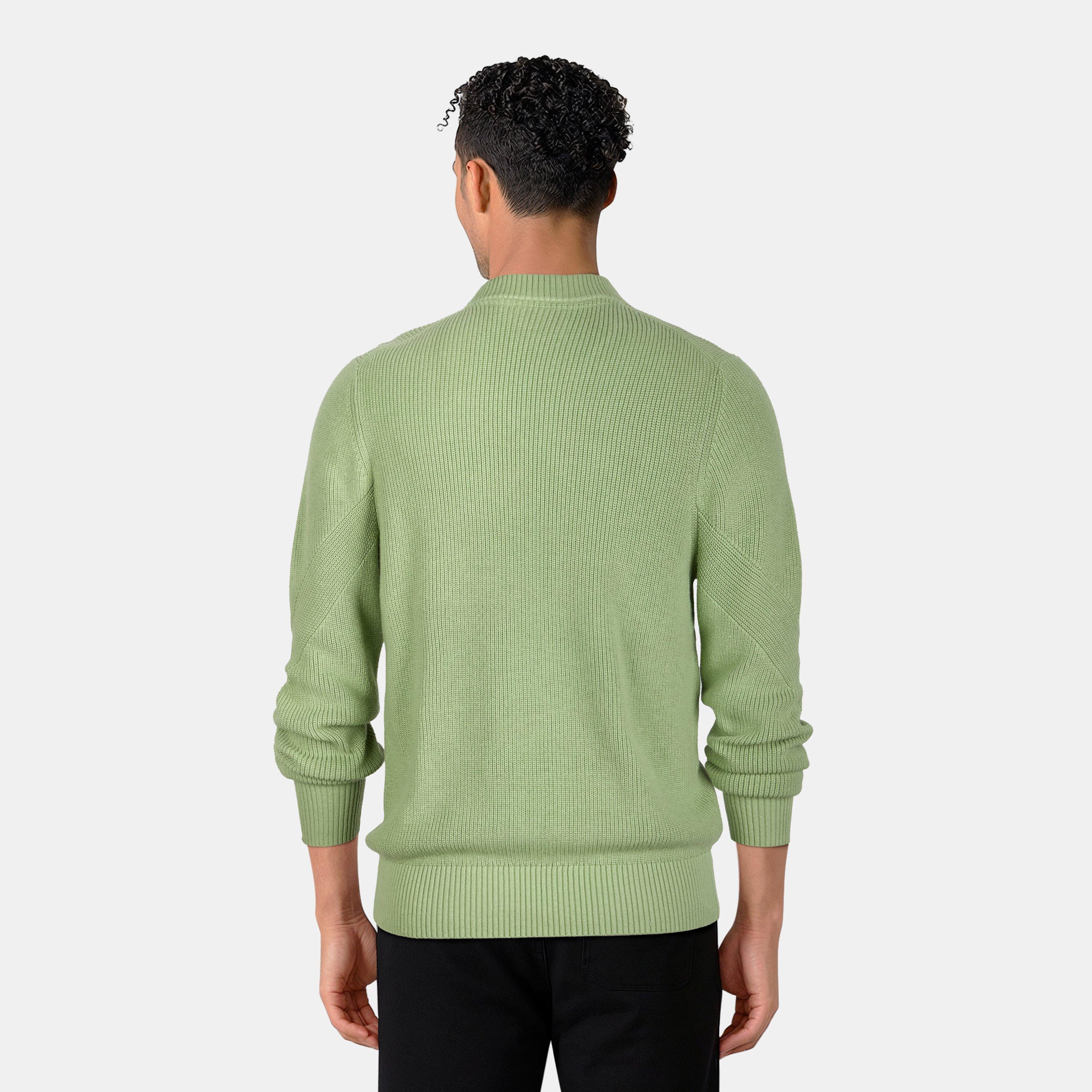 Glencoe Green - Lyle and Scott - Chevron Jumper - 4