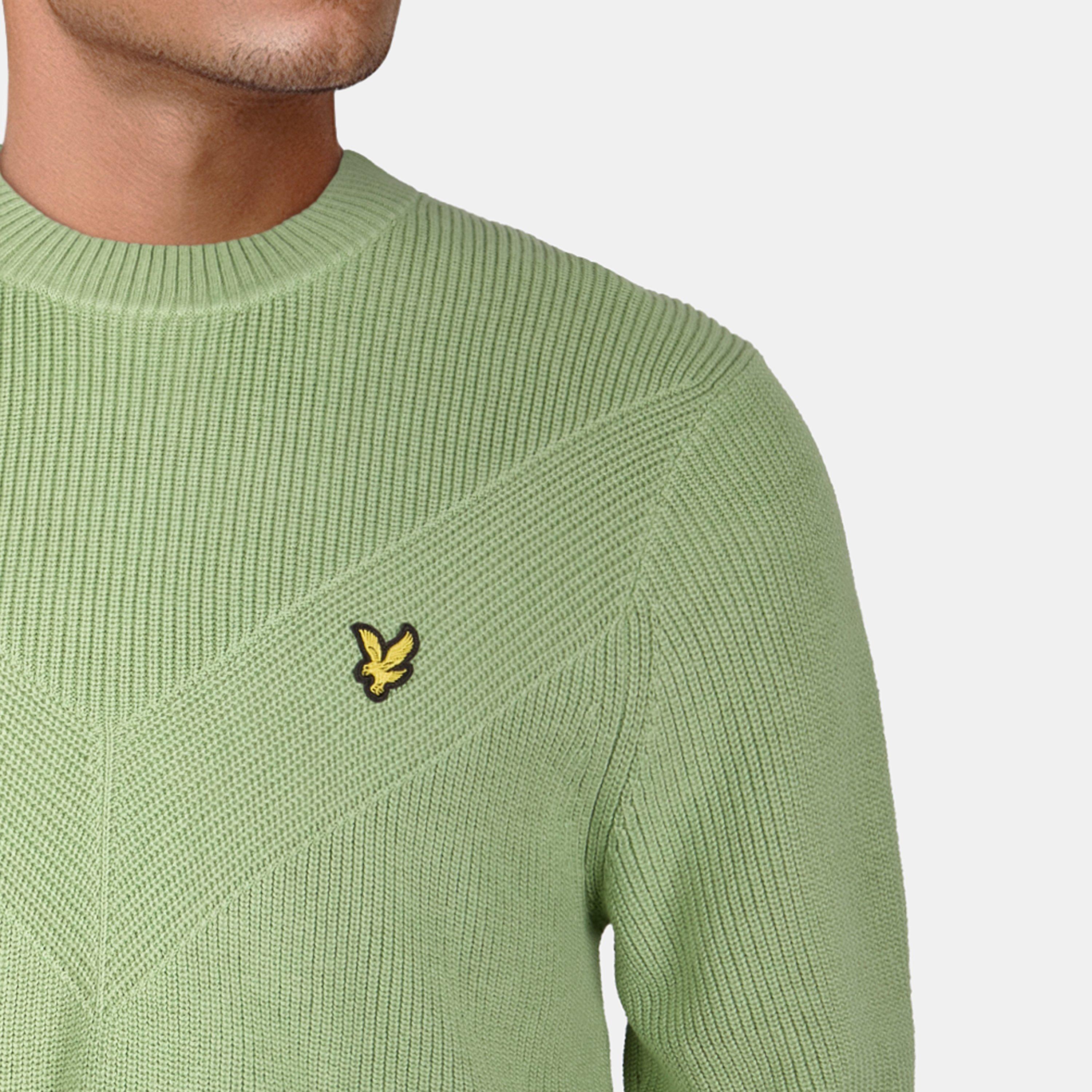 Glencoe Green - Lyle and Scott - Chevron Jumper - 5