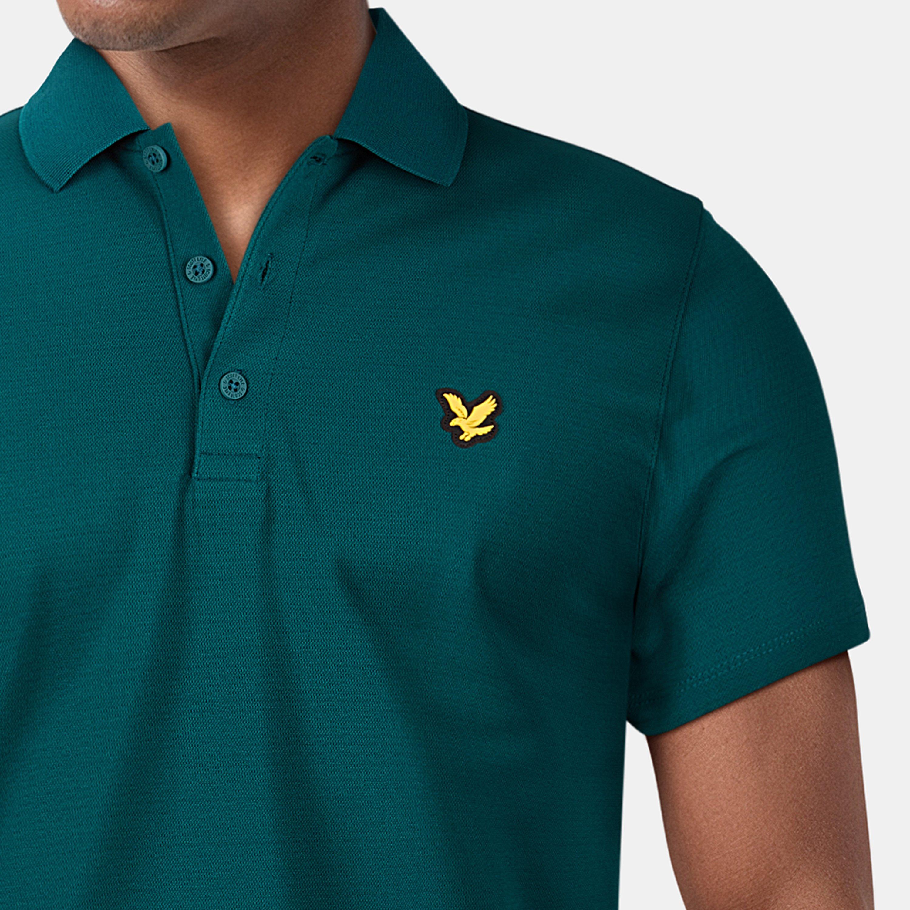 Green de golf - Lyle and Scott - Men's Golf Tech Short-Sleeve Polo Shirt - 5
