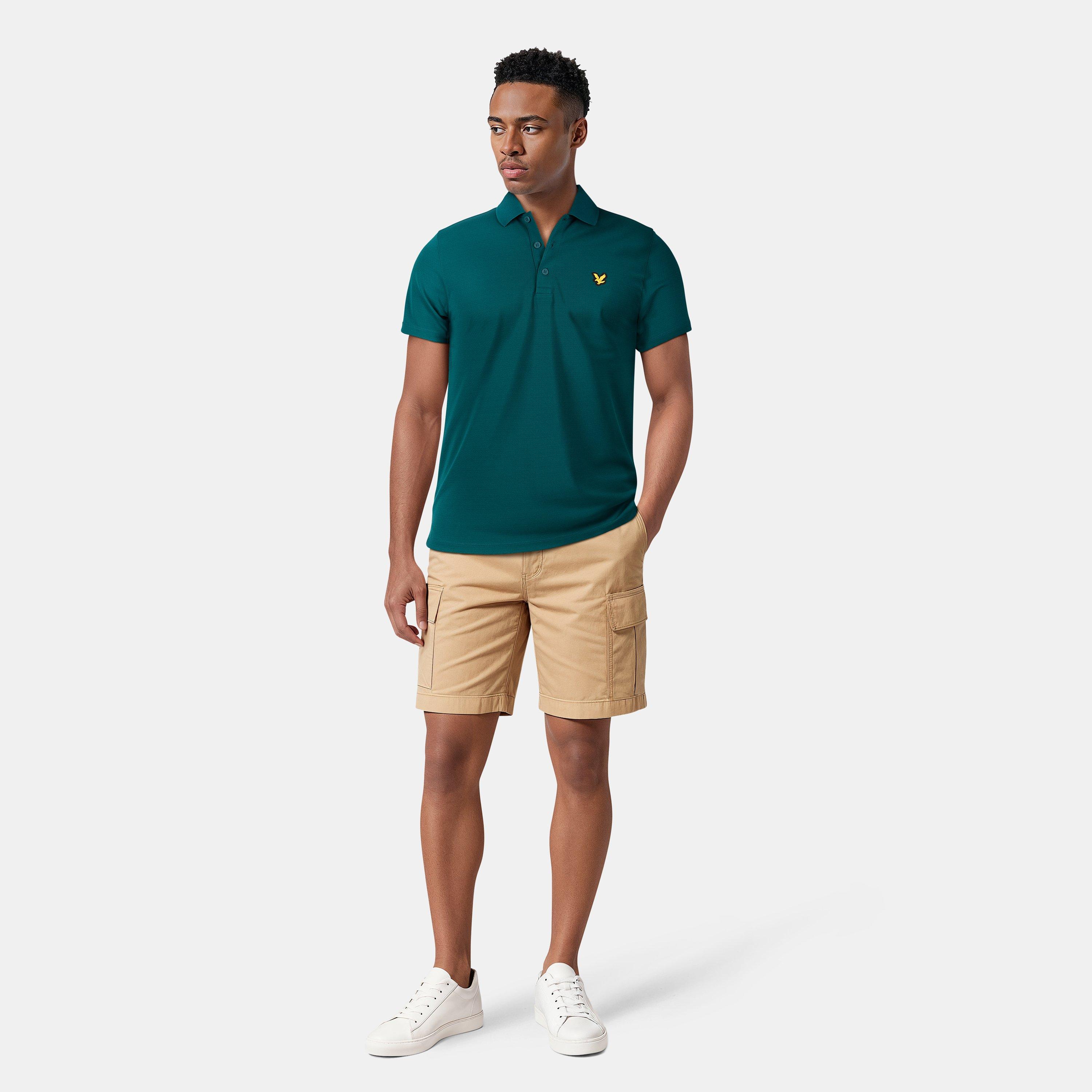 Green de golf - Lyle and Scott - Men's Golf Tech Short-Sleeve Polo Shirt - 6