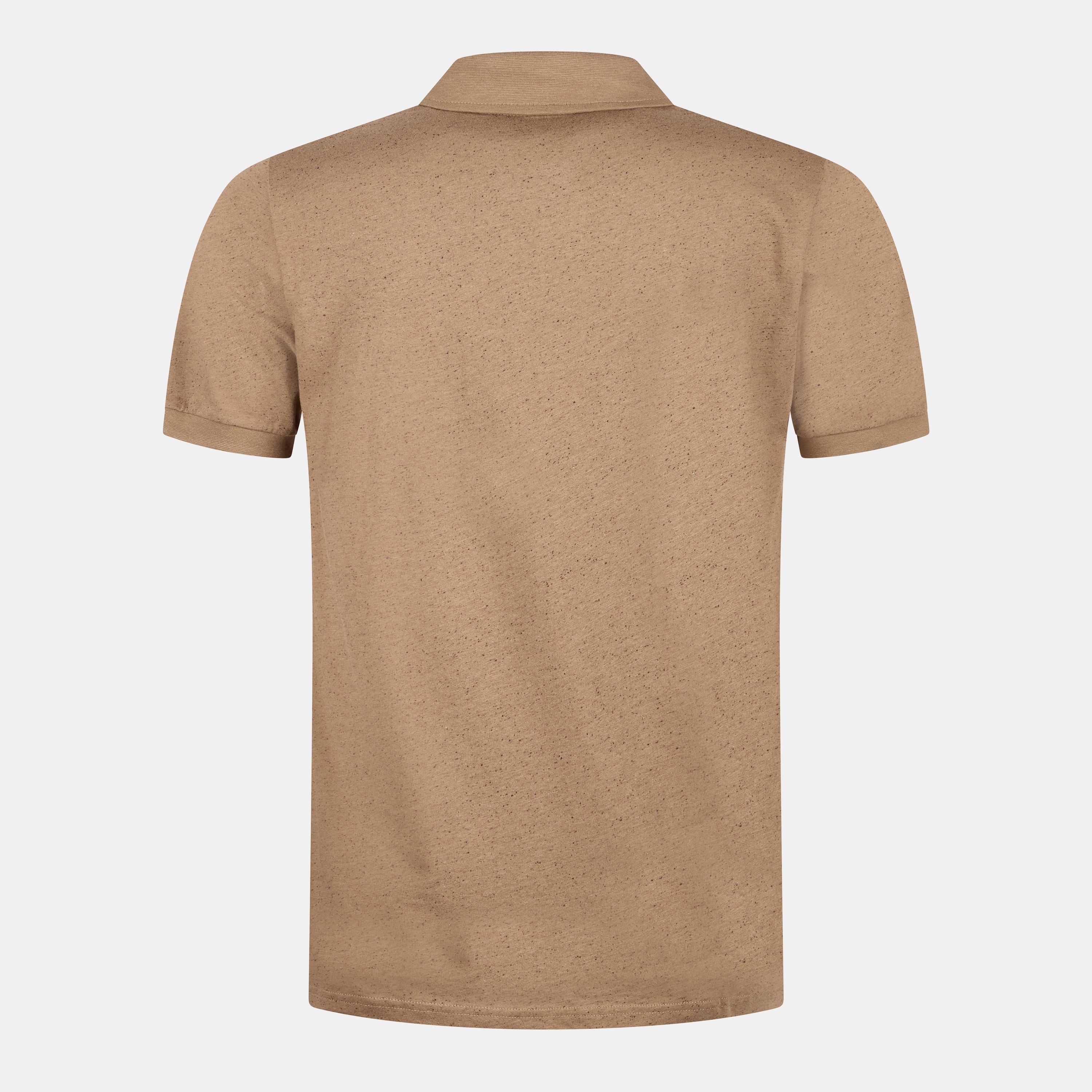 Kaki Linden - Lyle and Scott - Men's Donegal Short-Sleeve Polo Shirt - 2