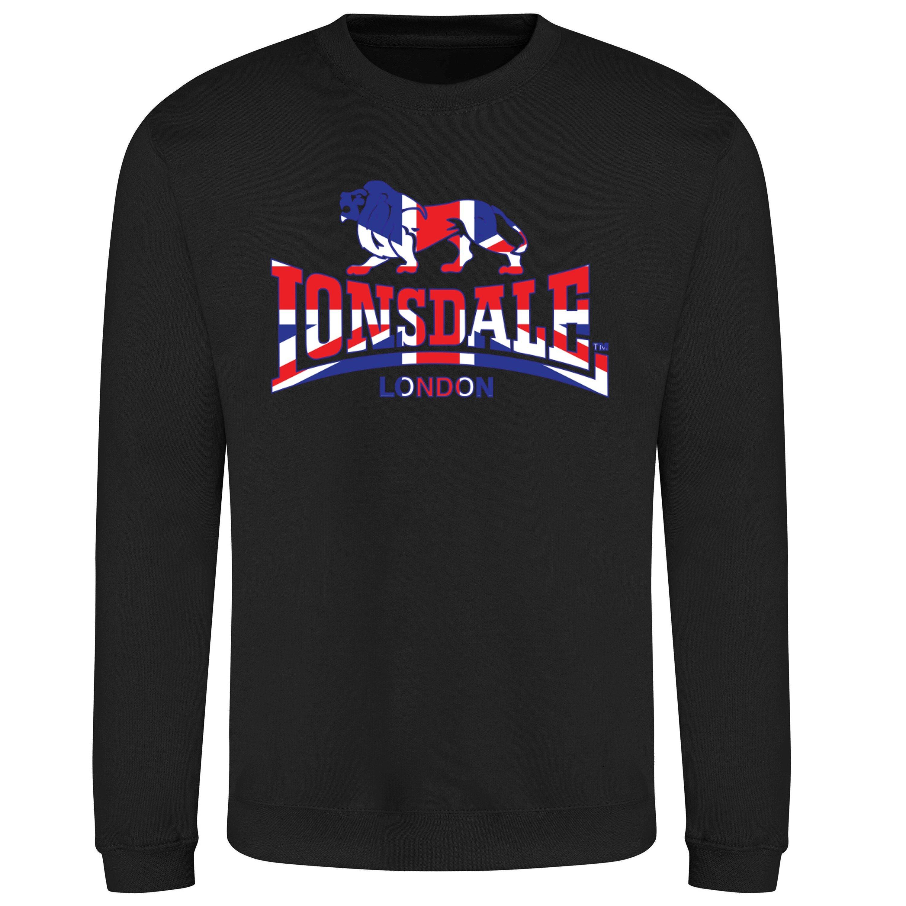 Black 1 - Lonsdale - Printed Logo Sweat