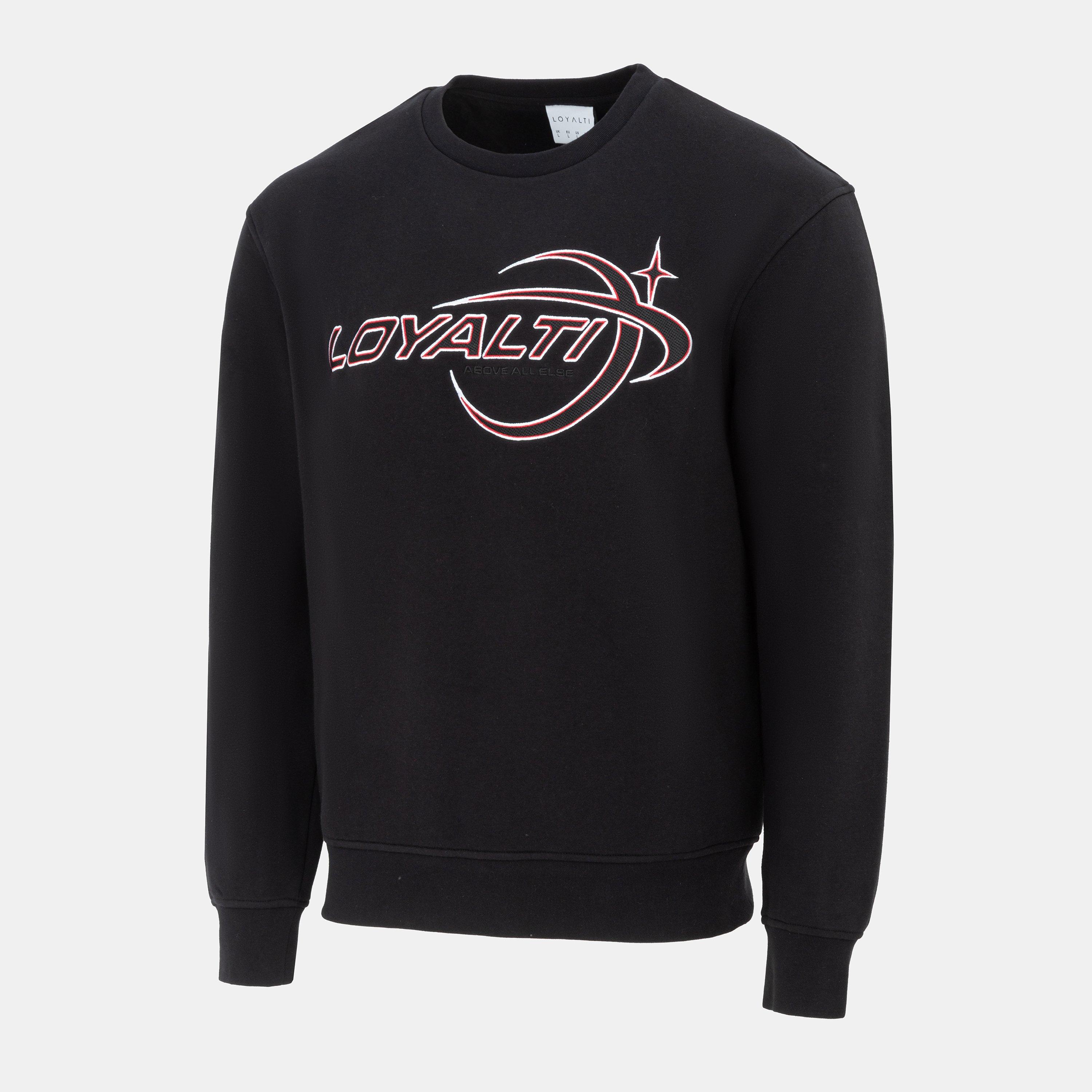Black - Loyalti - Galaxy Crewneck Sweatshirt Men - 3