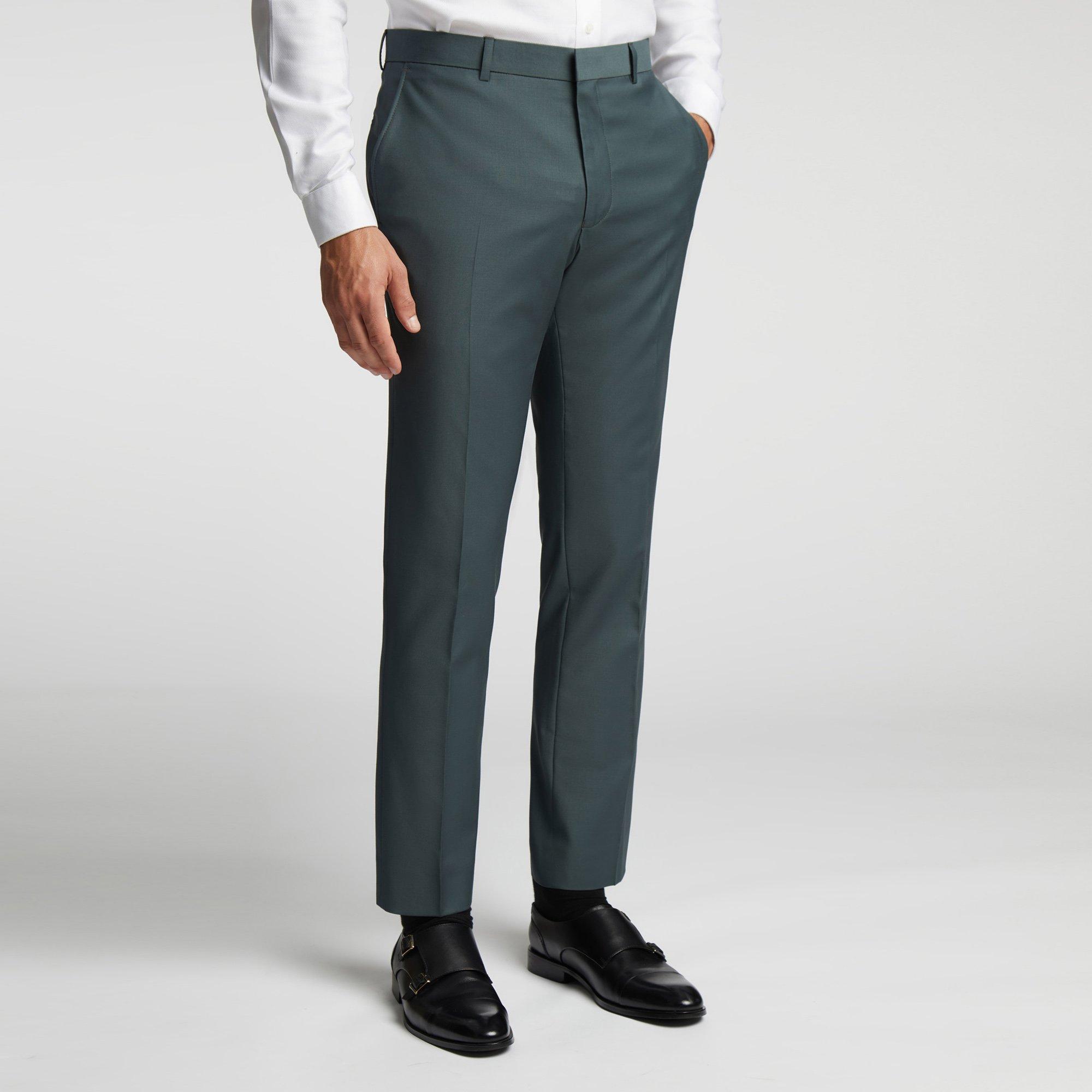 Verde - Ted Baker - Men's Lunan Slim Fit Suit Trousers - 3