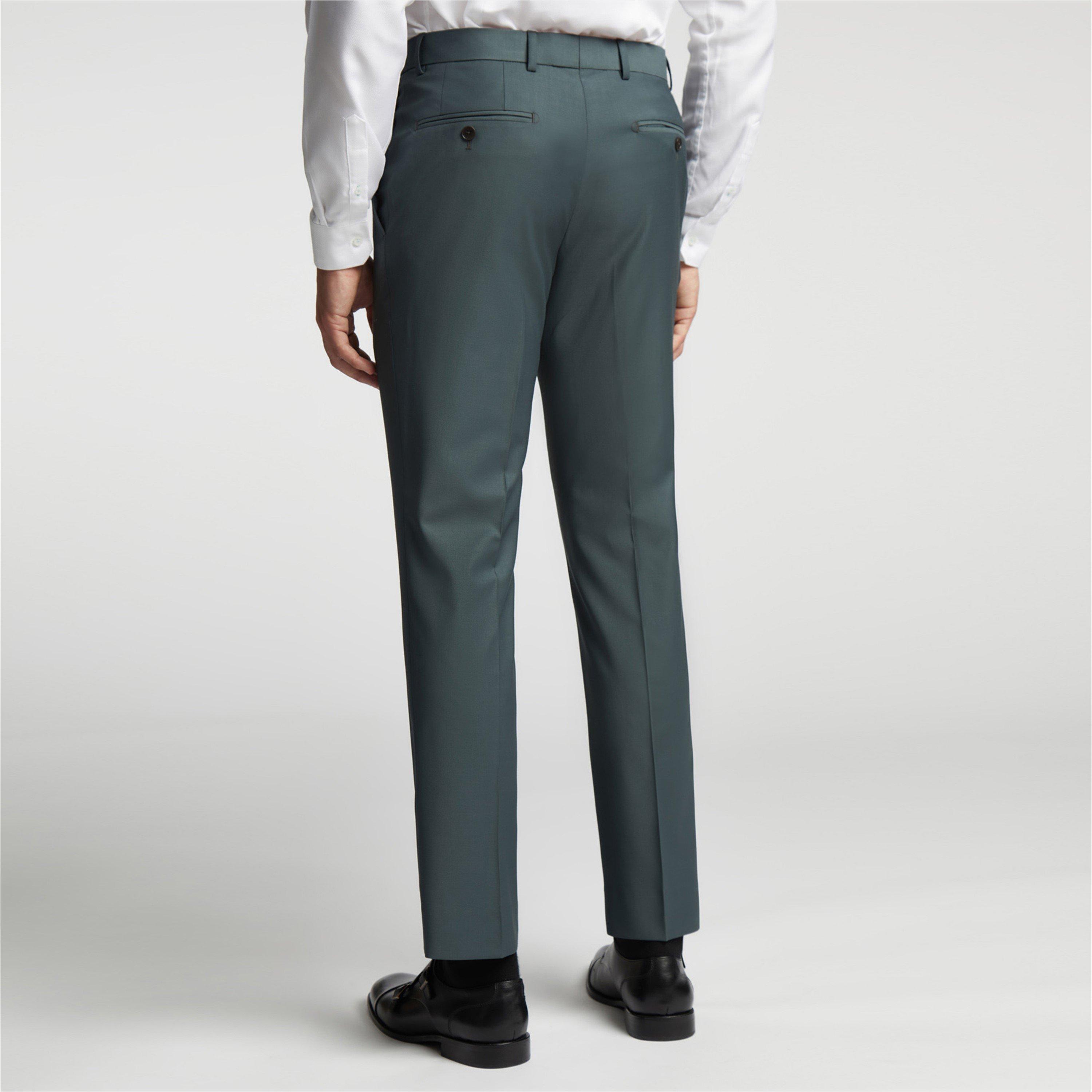 Verde - Ted Baker - Men's Lunan Slim Fit Suit Trousers - 4