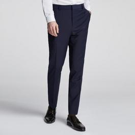 Ted Baker Slim Fit Navy Panama Suit Trousers