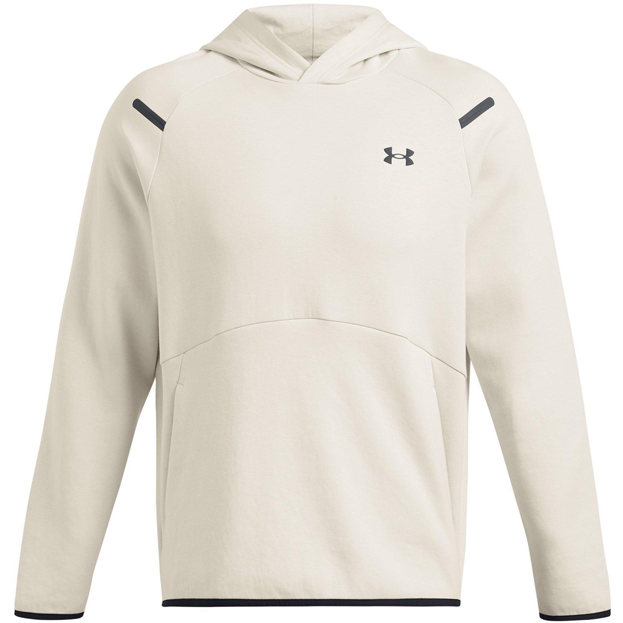Sum White/Black - Under Armour - Men's Unstoppable Fleece Hoodie - 1