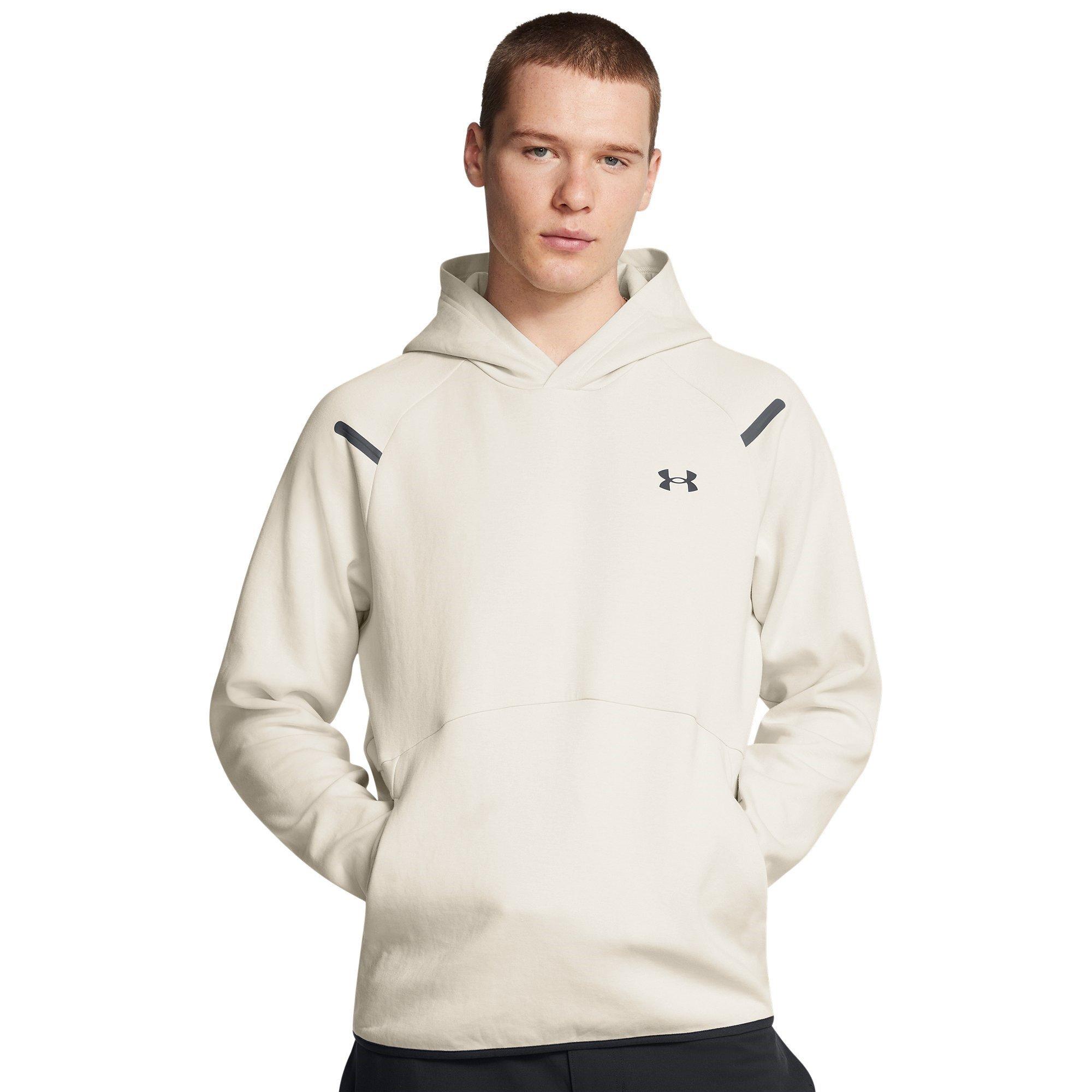 Sum White/Black - Under Armour - Men's Unstoppable Fleece Hoodie - 3