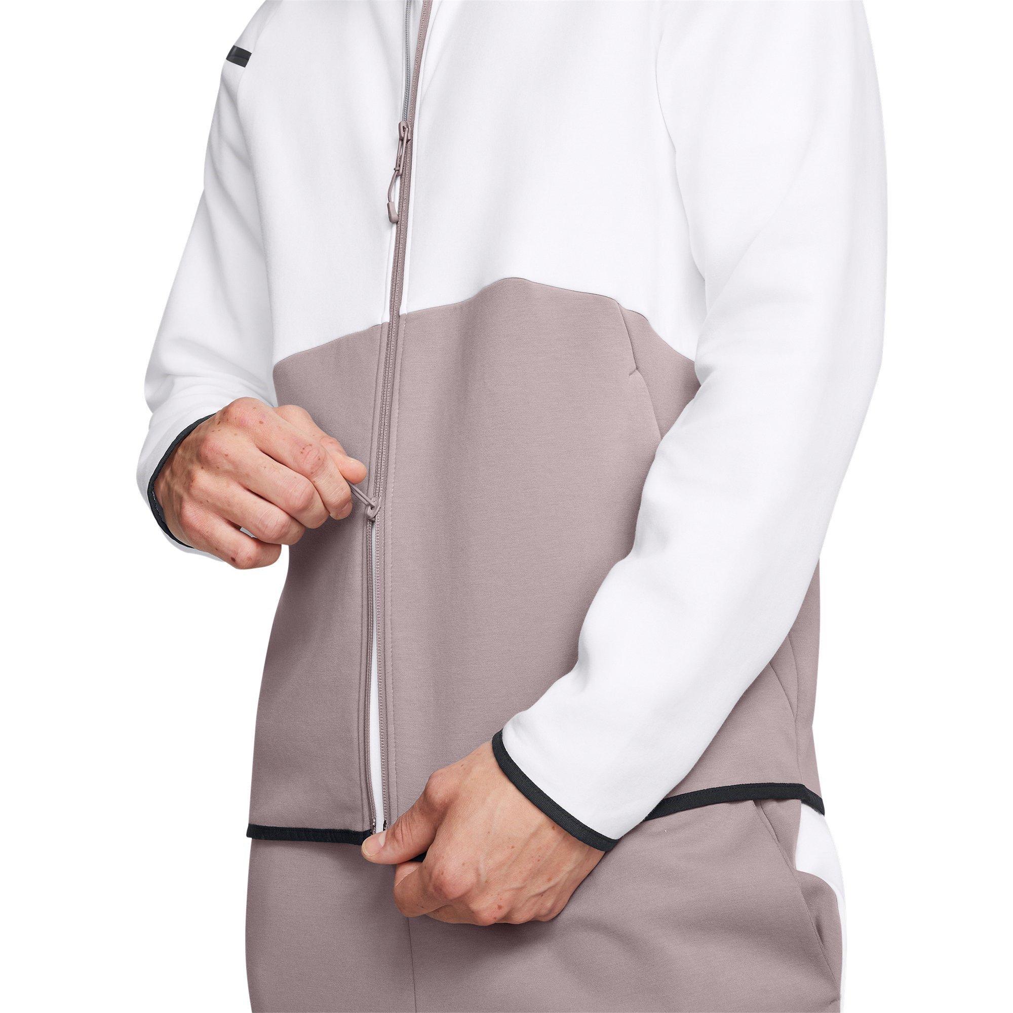 Tetra Grey - Under Armour - Unstoppable Fleece Full-Zip Hoodie - 5