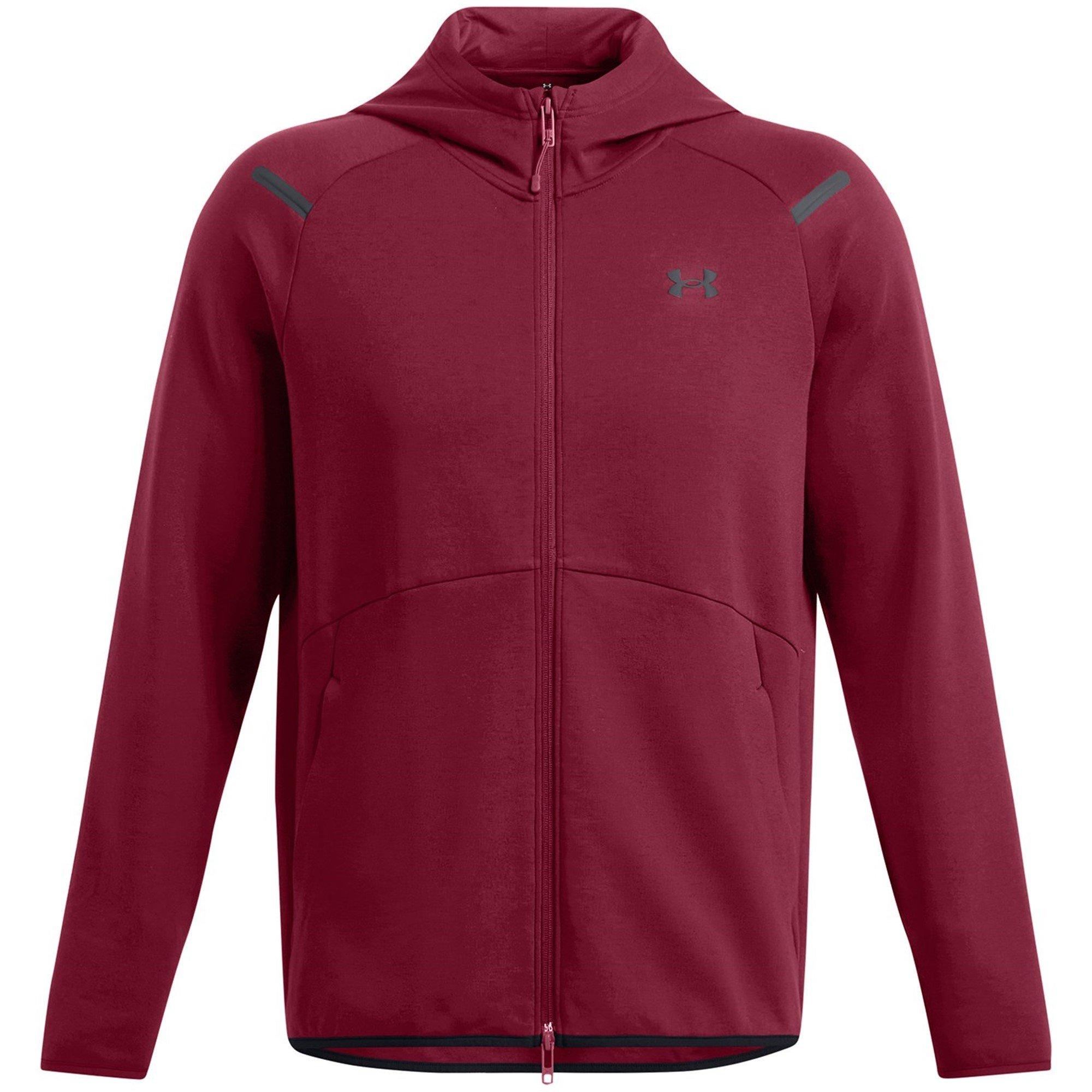 Under Armour Men's Unstoppable Fleece Full-Zip Hoodie - Red - S