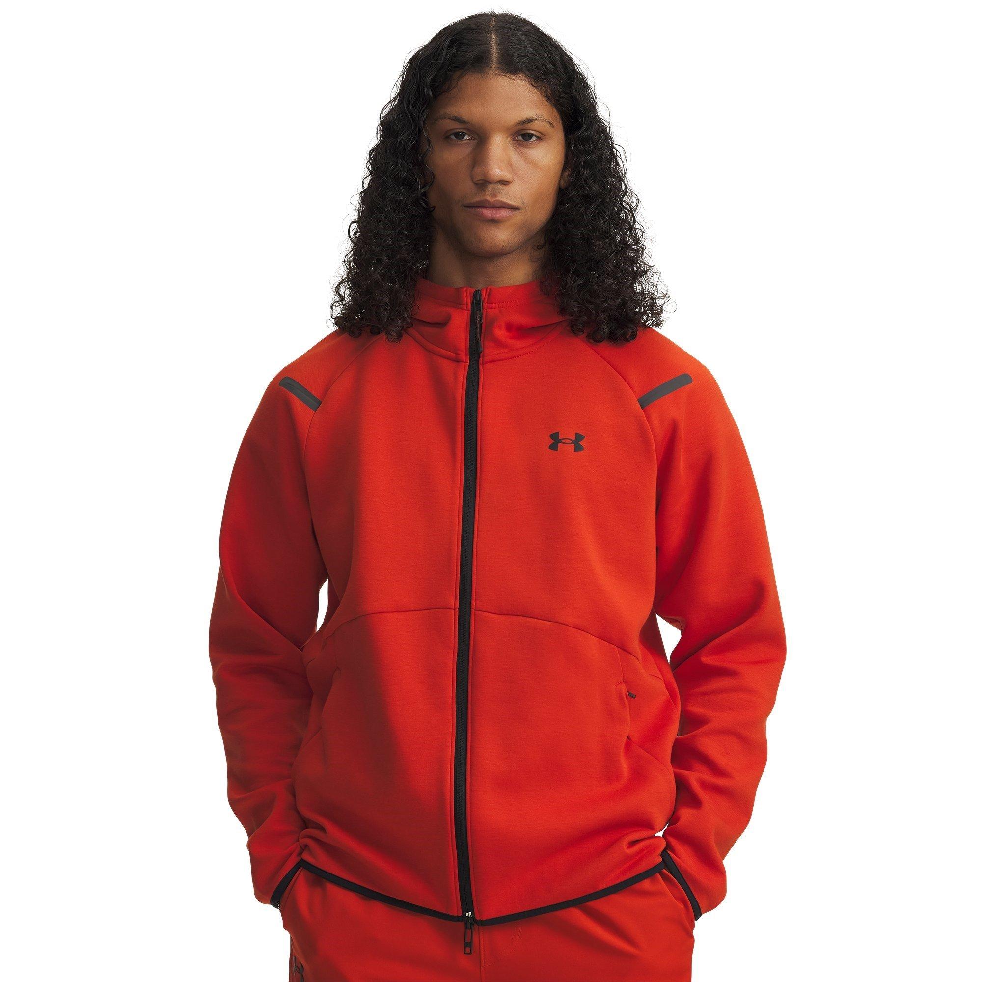 Under Armour Men's Unstoppable Fleece Full-Zip Hoodie - Surplus Orange - XL